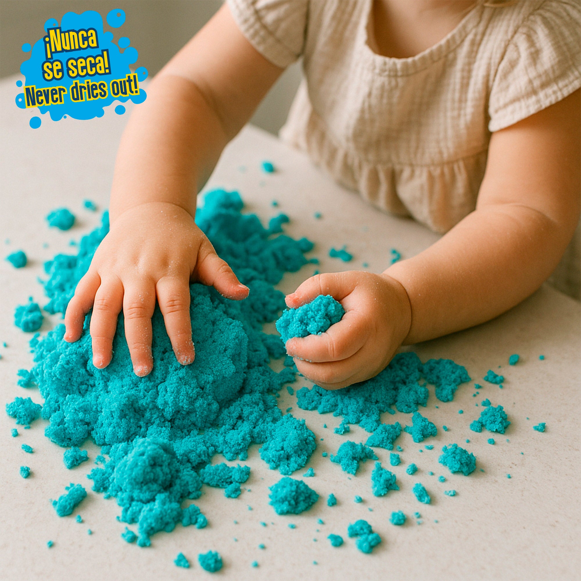 Arena mágica con moldes COLORBABY