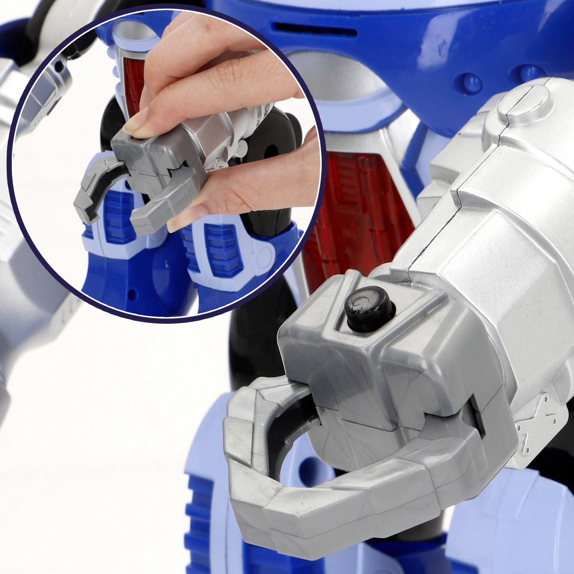 Robot de juguete con luz y sonido Warriors