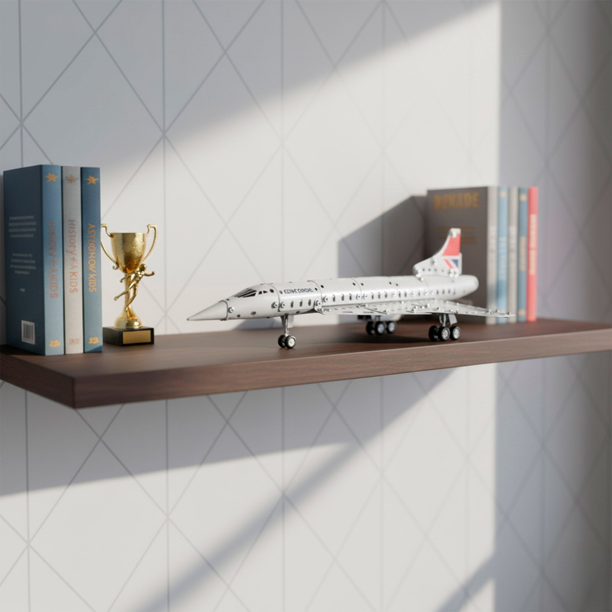 Juego construcción avión de metal 260 piezas Smart Theory
