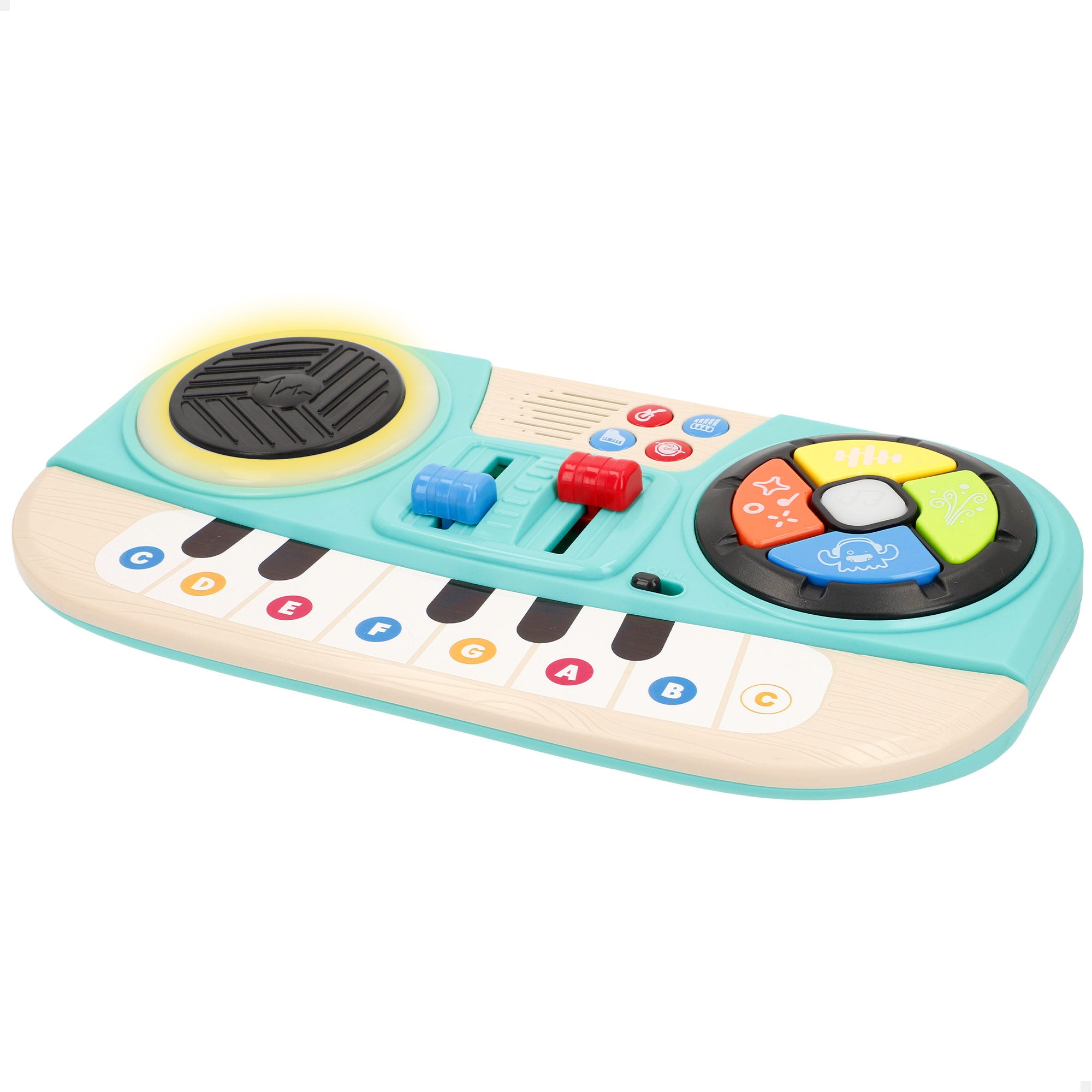 PLAY Teclado electrónico DJ infantil con luces y sonidos