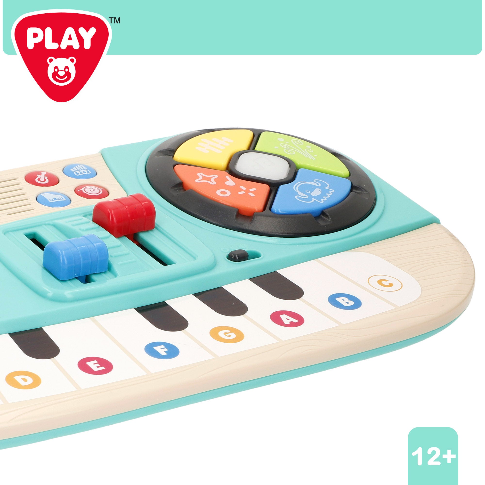 PLAY Teclado electrónico DJ infantil con luces y sonidos