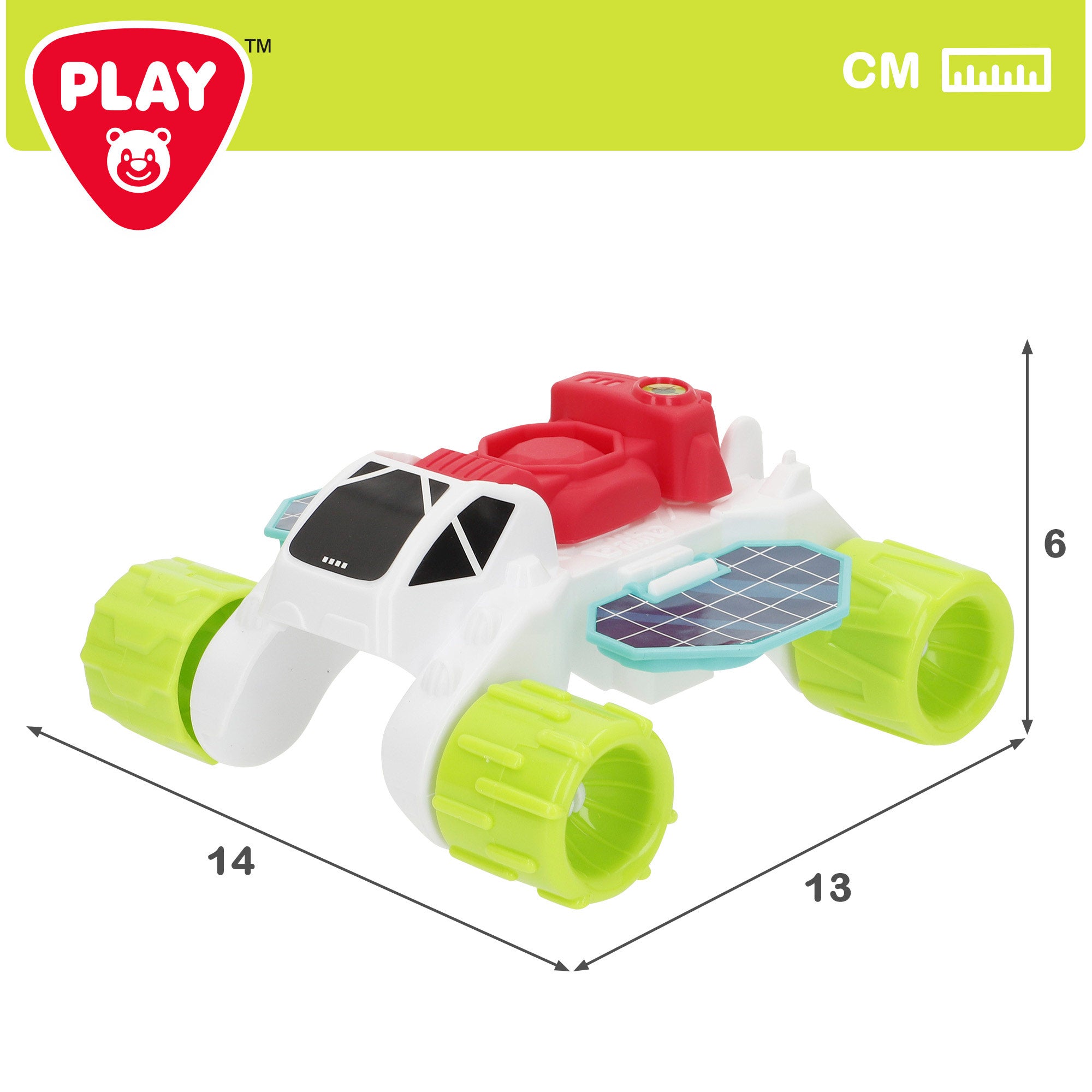PLAY Juego de plastilina aventura espacial con moldes y accesorios