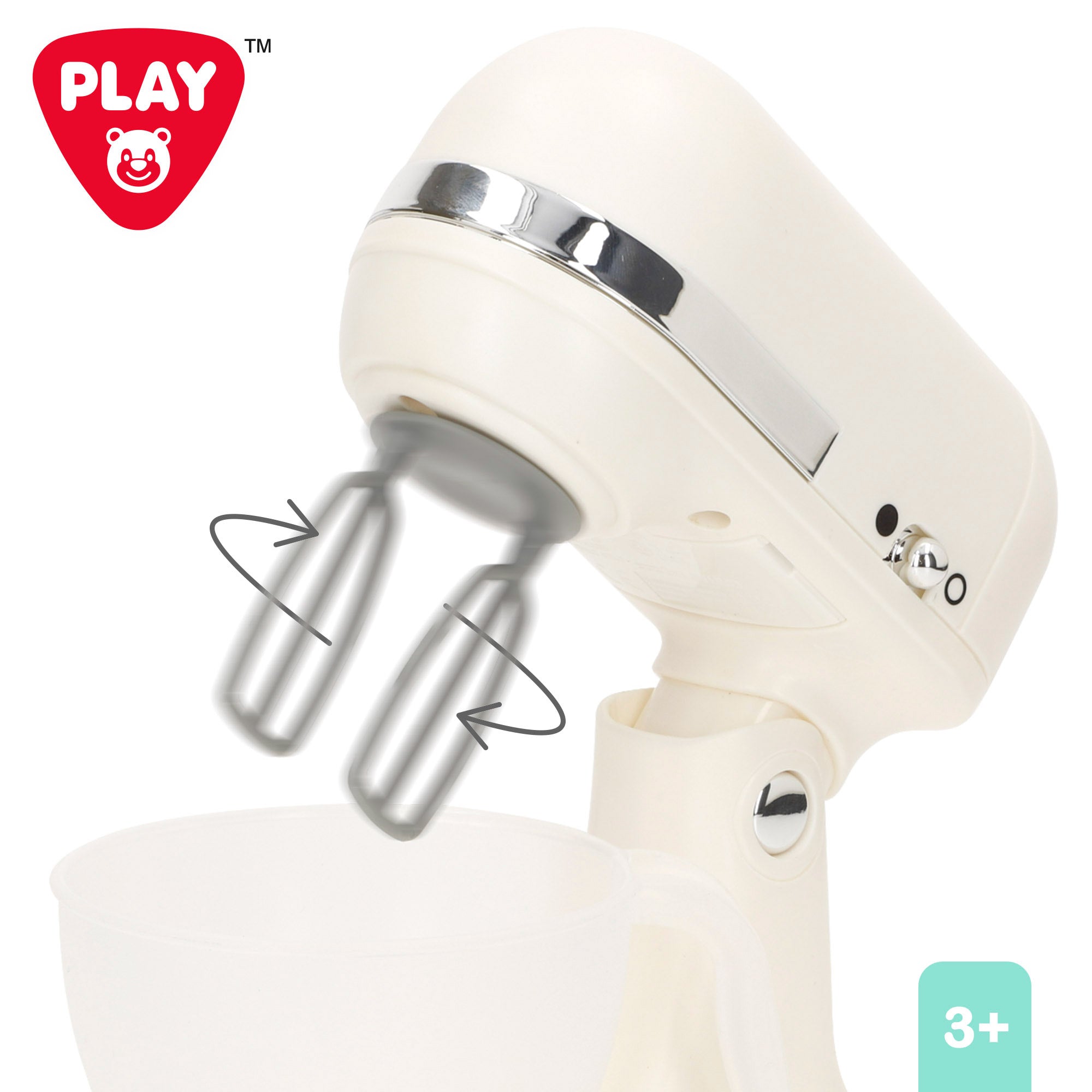 PLAY Set Tostadora, batidora y cafetera de juguete con luz y sonido