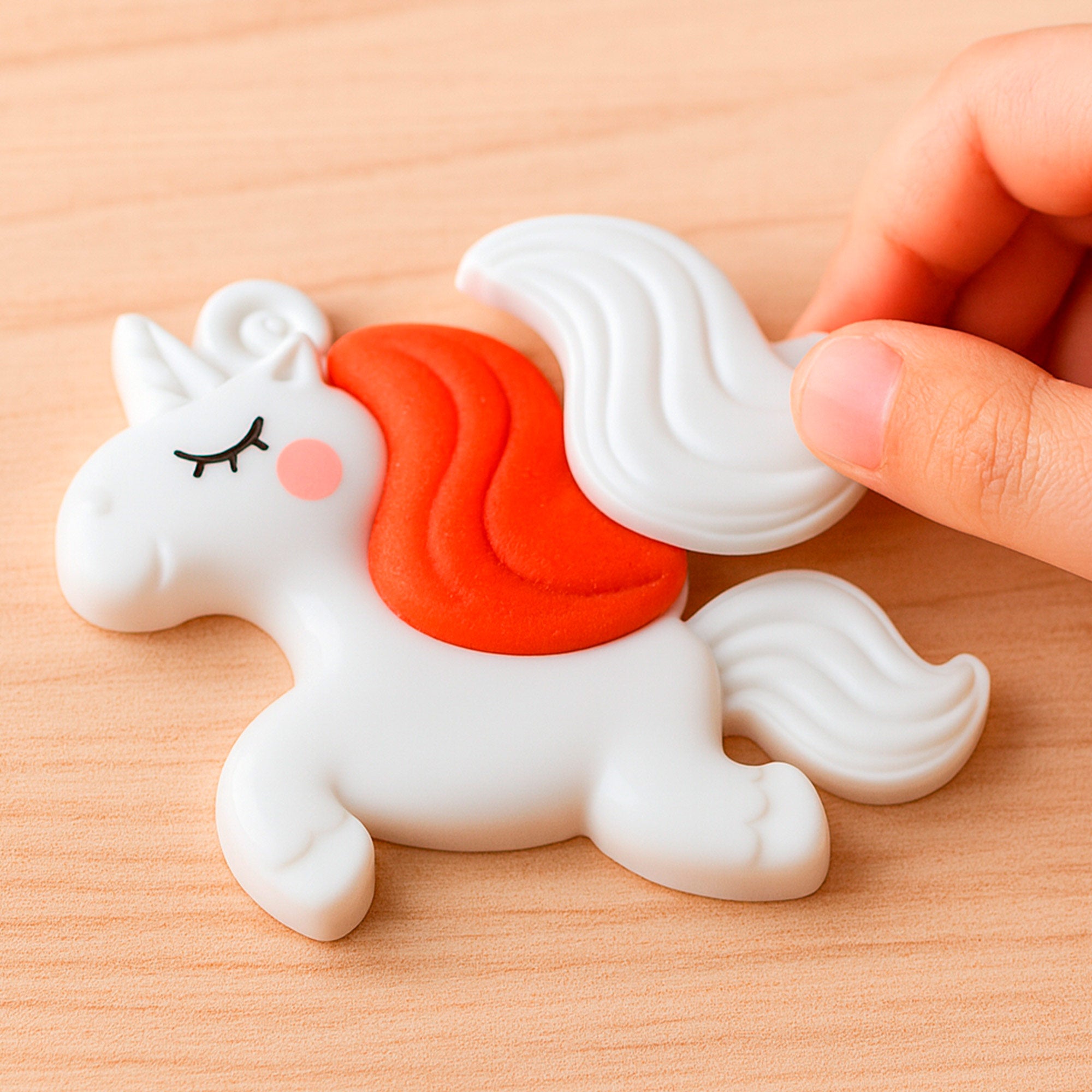 PLAY Juego de plastilina unicornio con moldes y accesorios