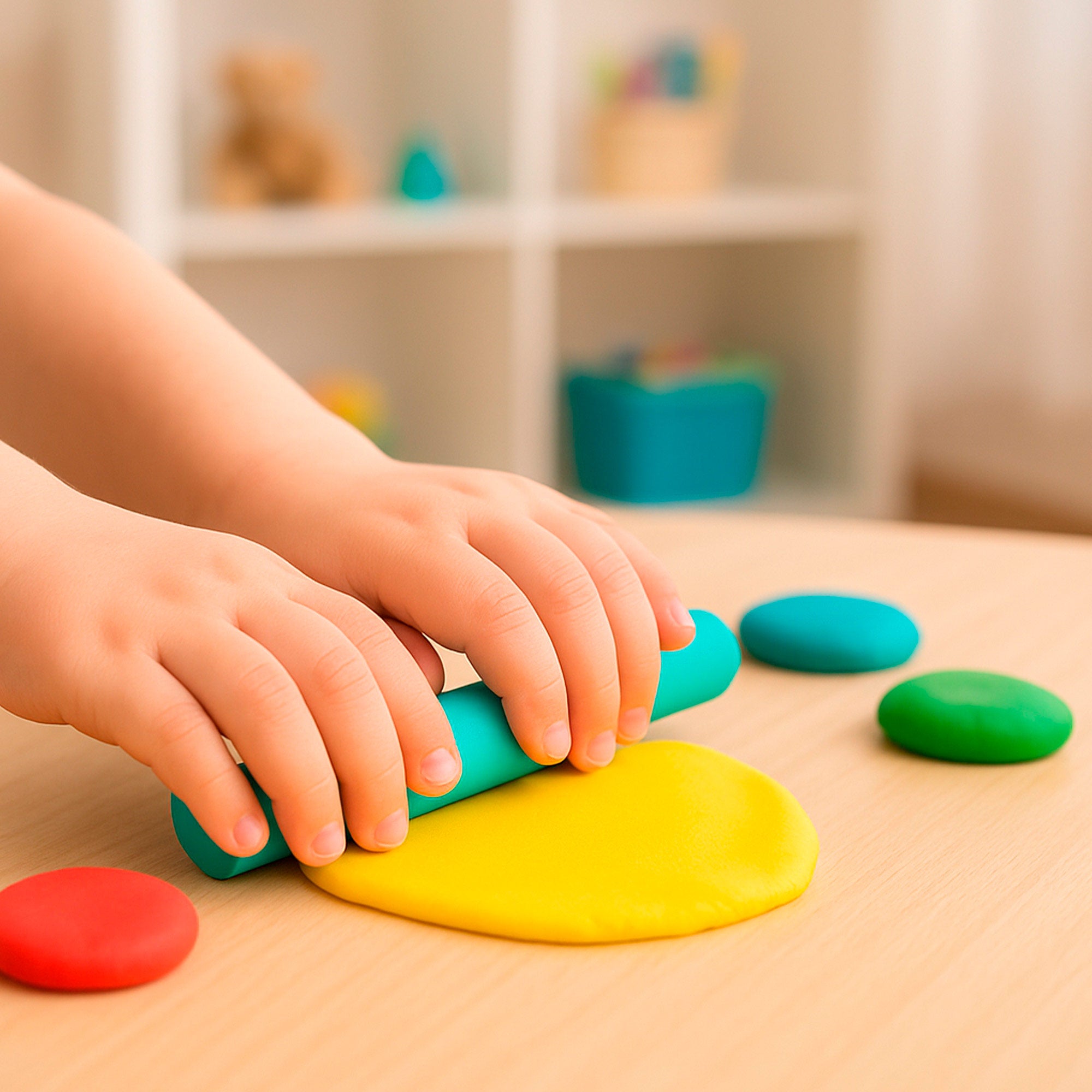 PLAY Juego de plastilina monstruos con moldes y accesorios
