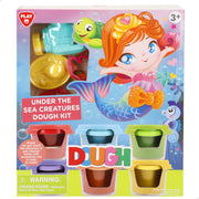 PLAY Juego de plastilina criaturas marinas con moldes y accesorios