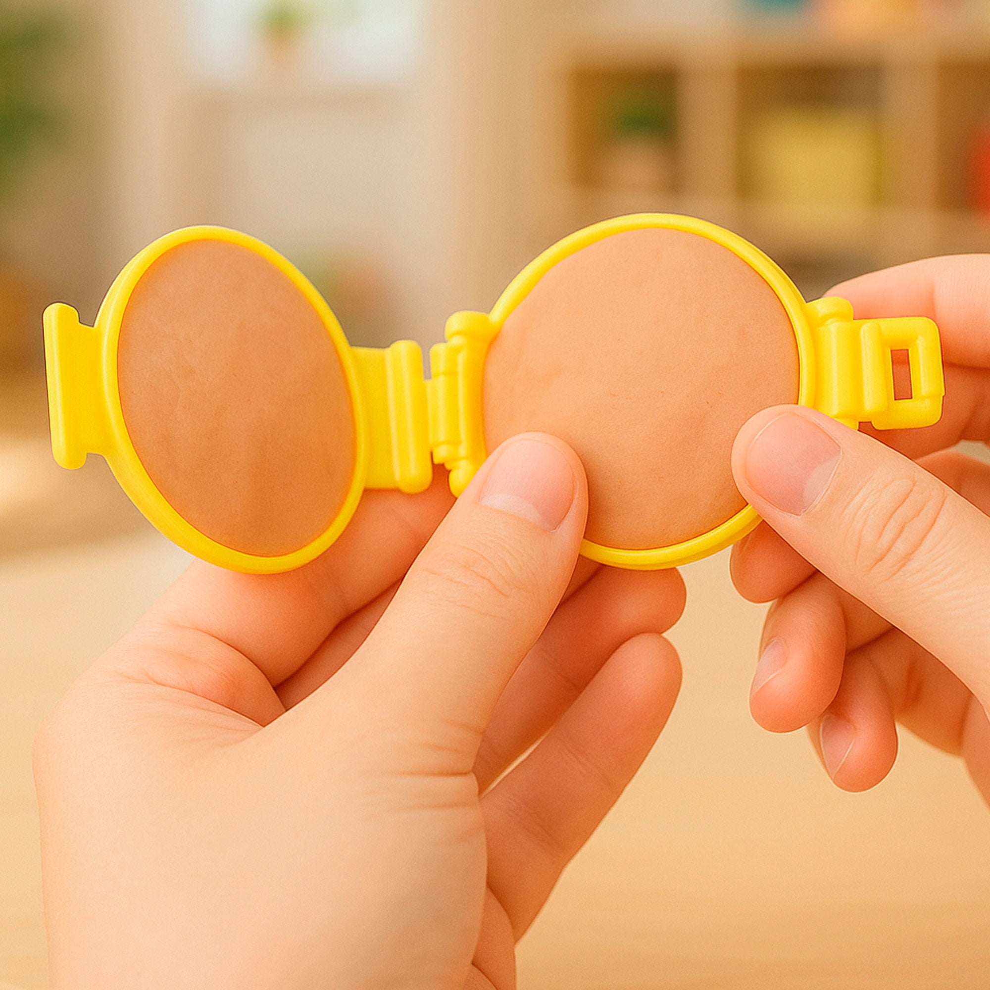PLAY Juego de plastilina comida con moldes y accesorios