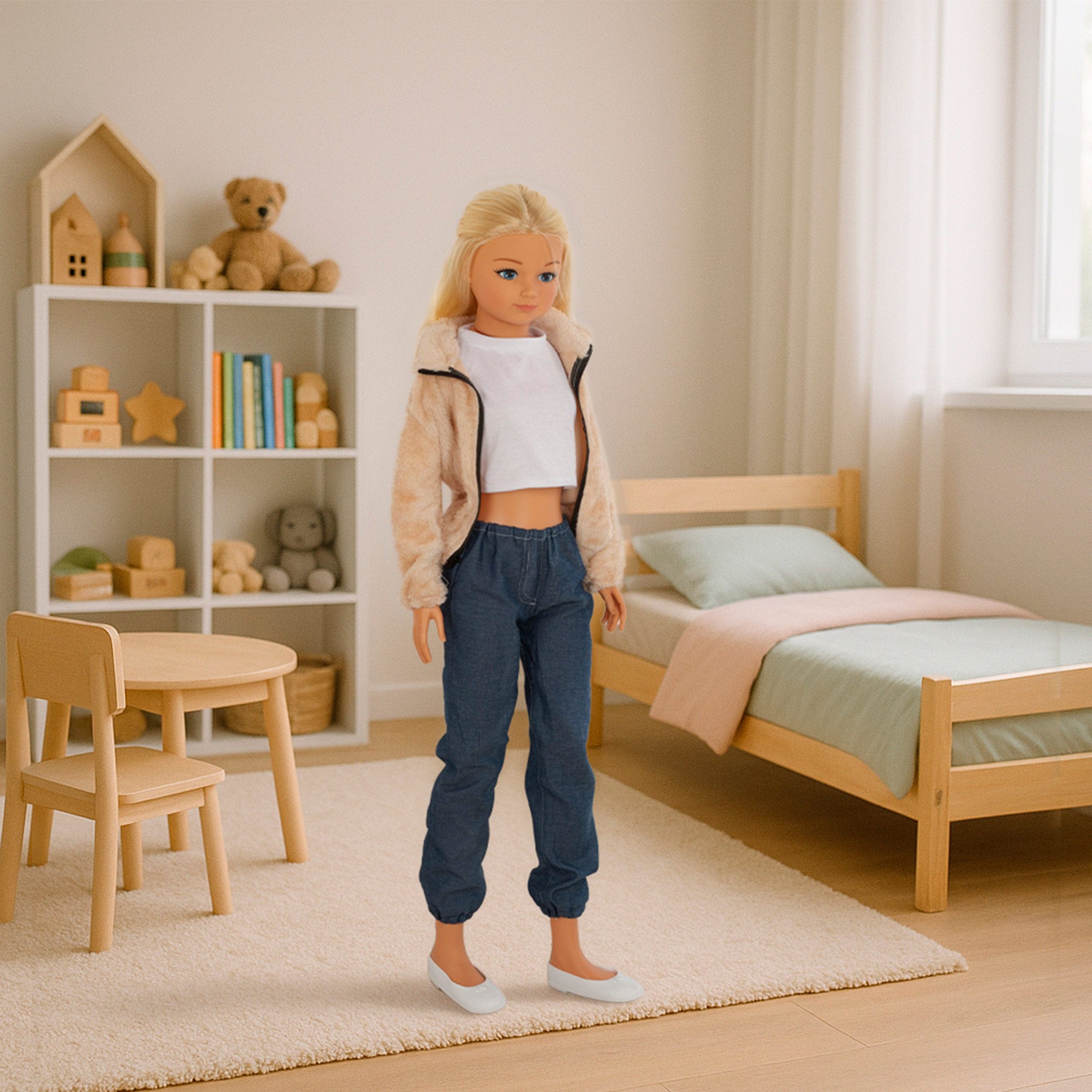 Muñeca grande Jeans 105 cm Maria Casual