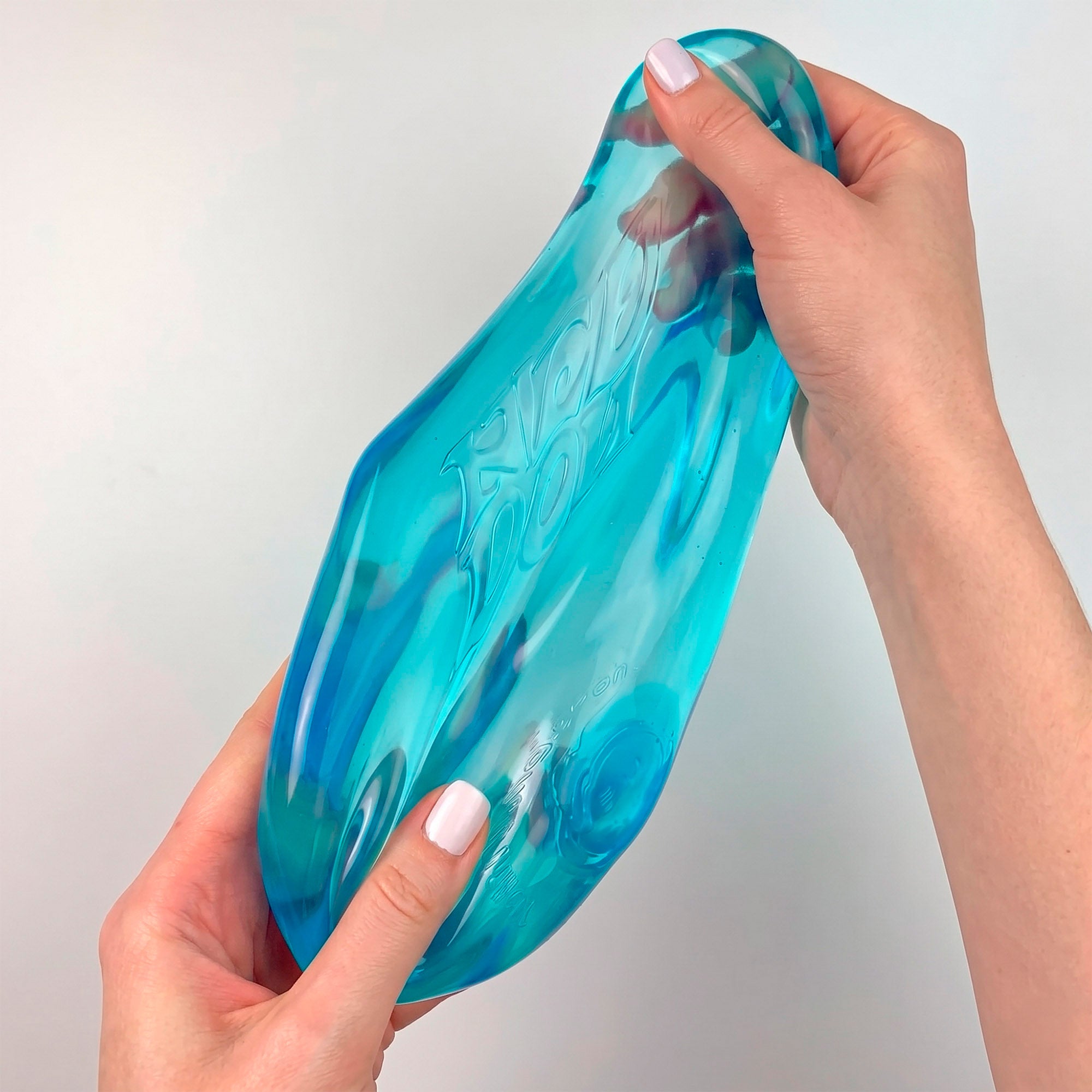 Nee-Doh Cubo antiestrés squishy 8 cm Nice Berg translúcido