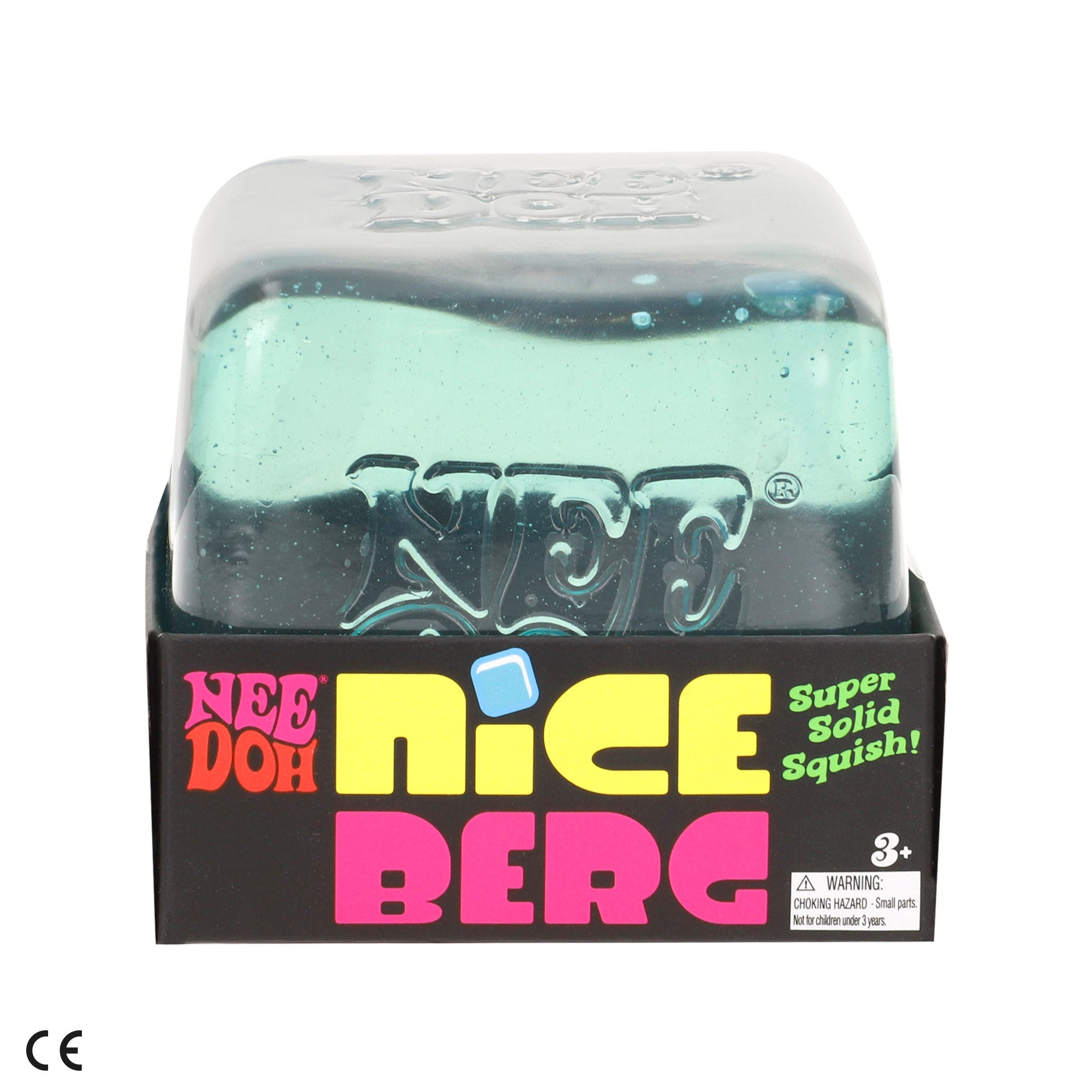 Nee-Doh Cubo antiestrés squishy 8 cm Nice Berg translúcido