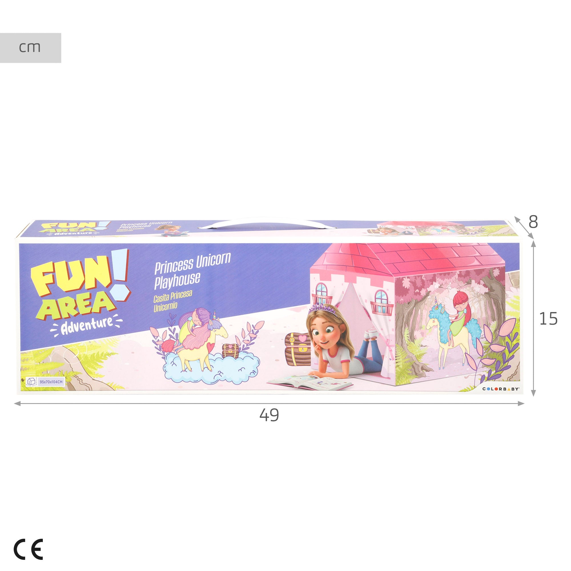 Casita de juegos de princesa y unicornio Fun Area!