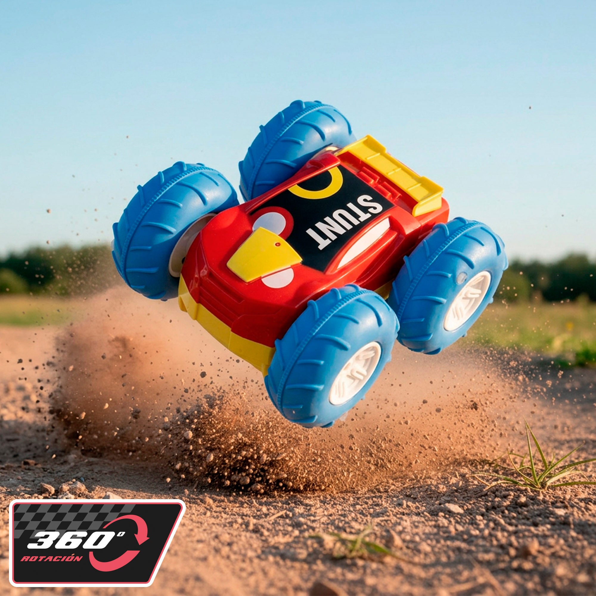 Coche teledirigido anfibio 15x15x6 cm Speed&Go