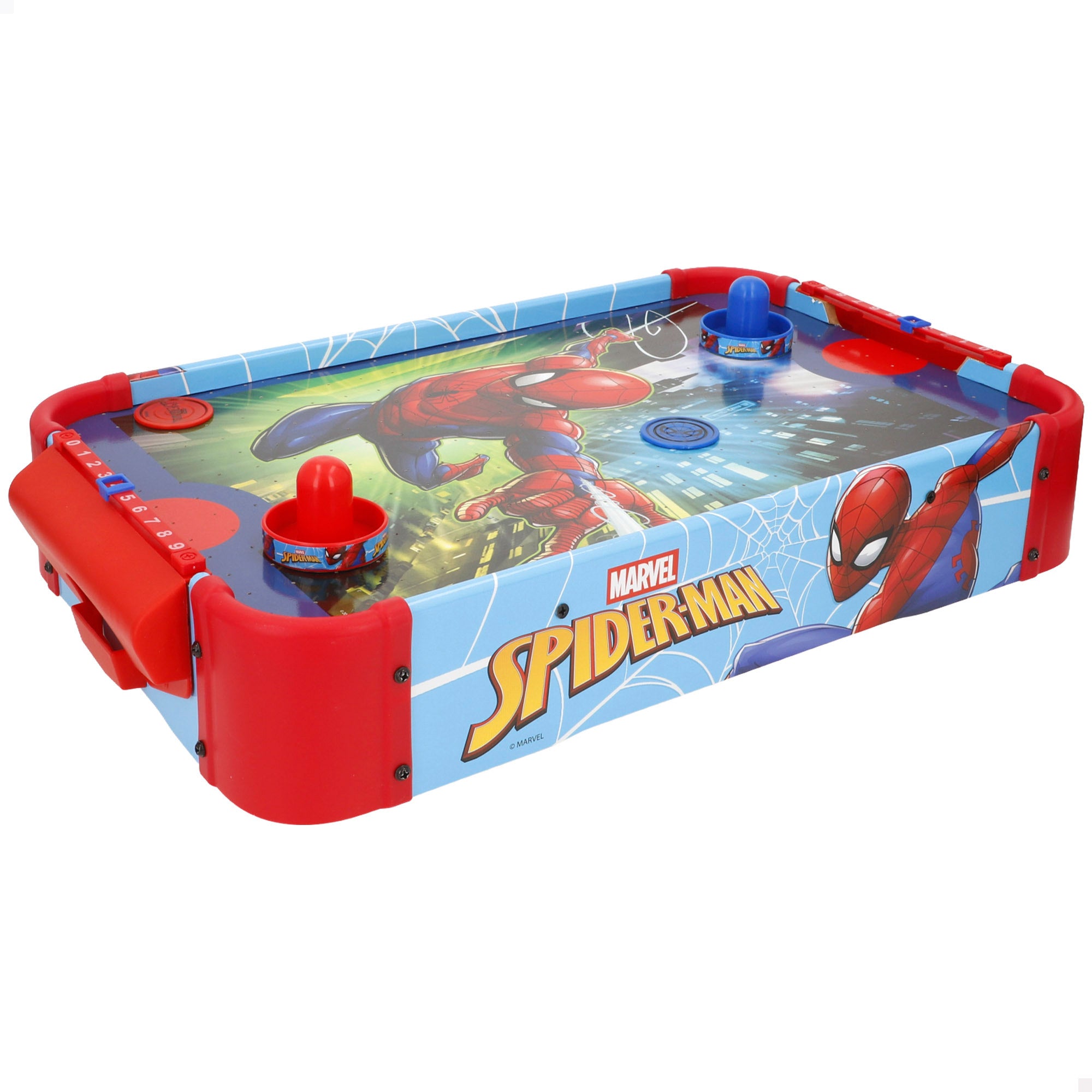 Spiderman Air Hockey de mesa + 4 anos