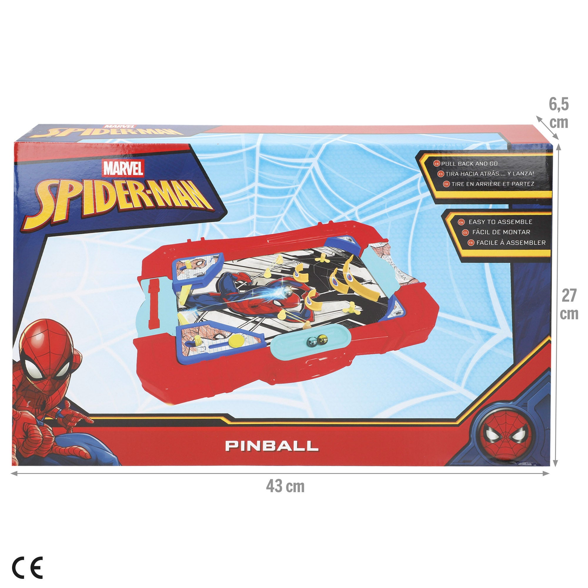 Spiderman Pinball de mesa + 4 años