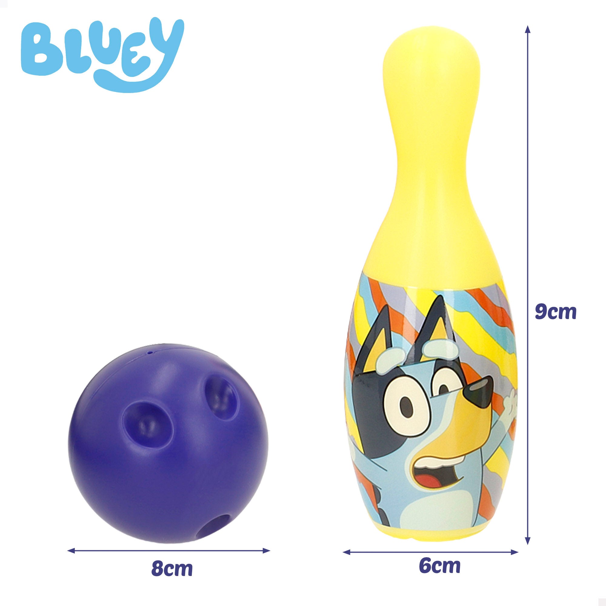 Bluey Set de bolos infantil + 3  años