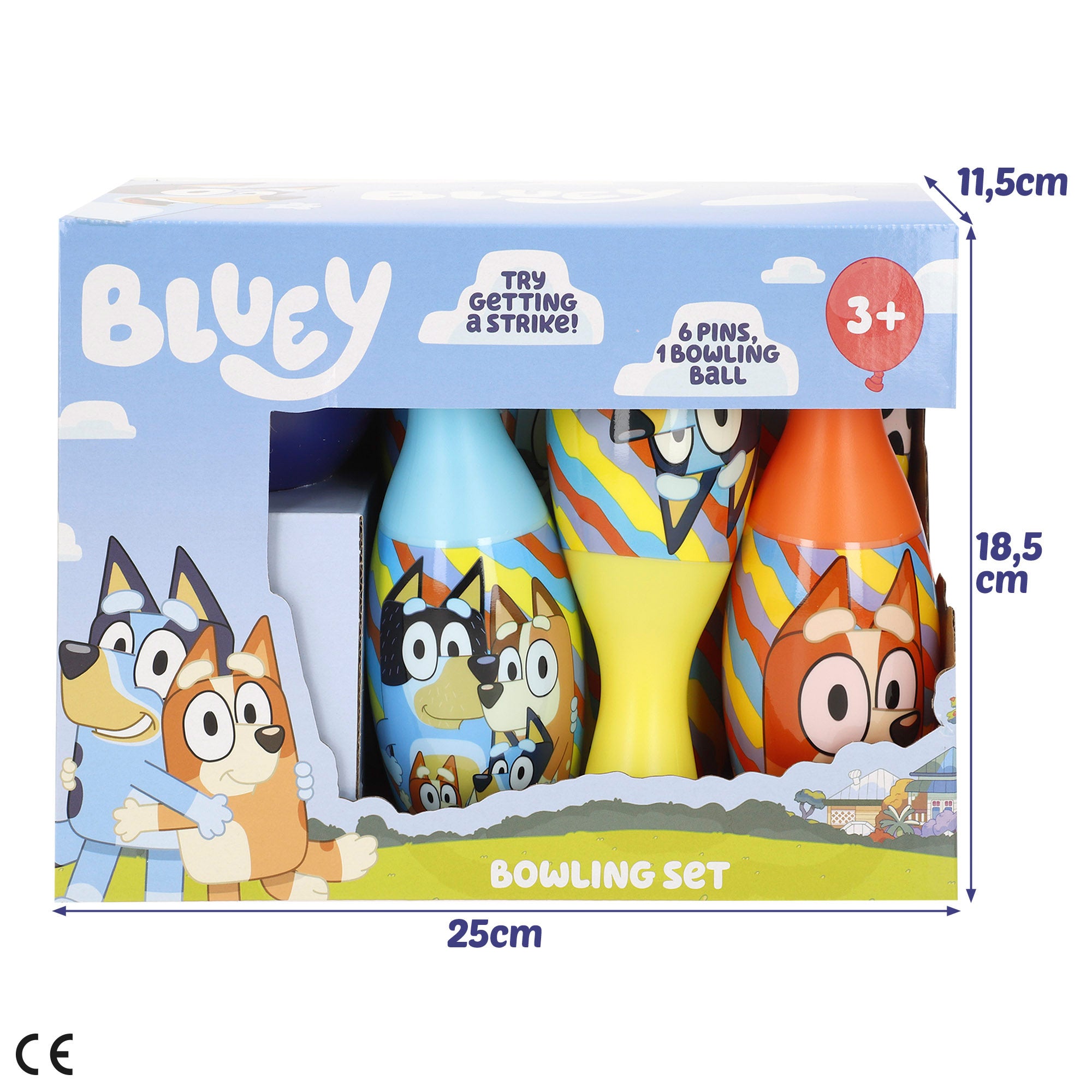 Bluey Set de bolos infantil + 3  años