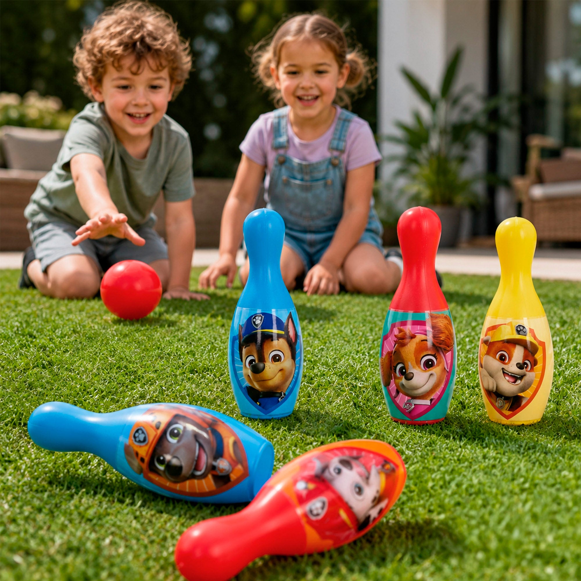 La Patrulla Canina Set de bolos infantil + 3 años