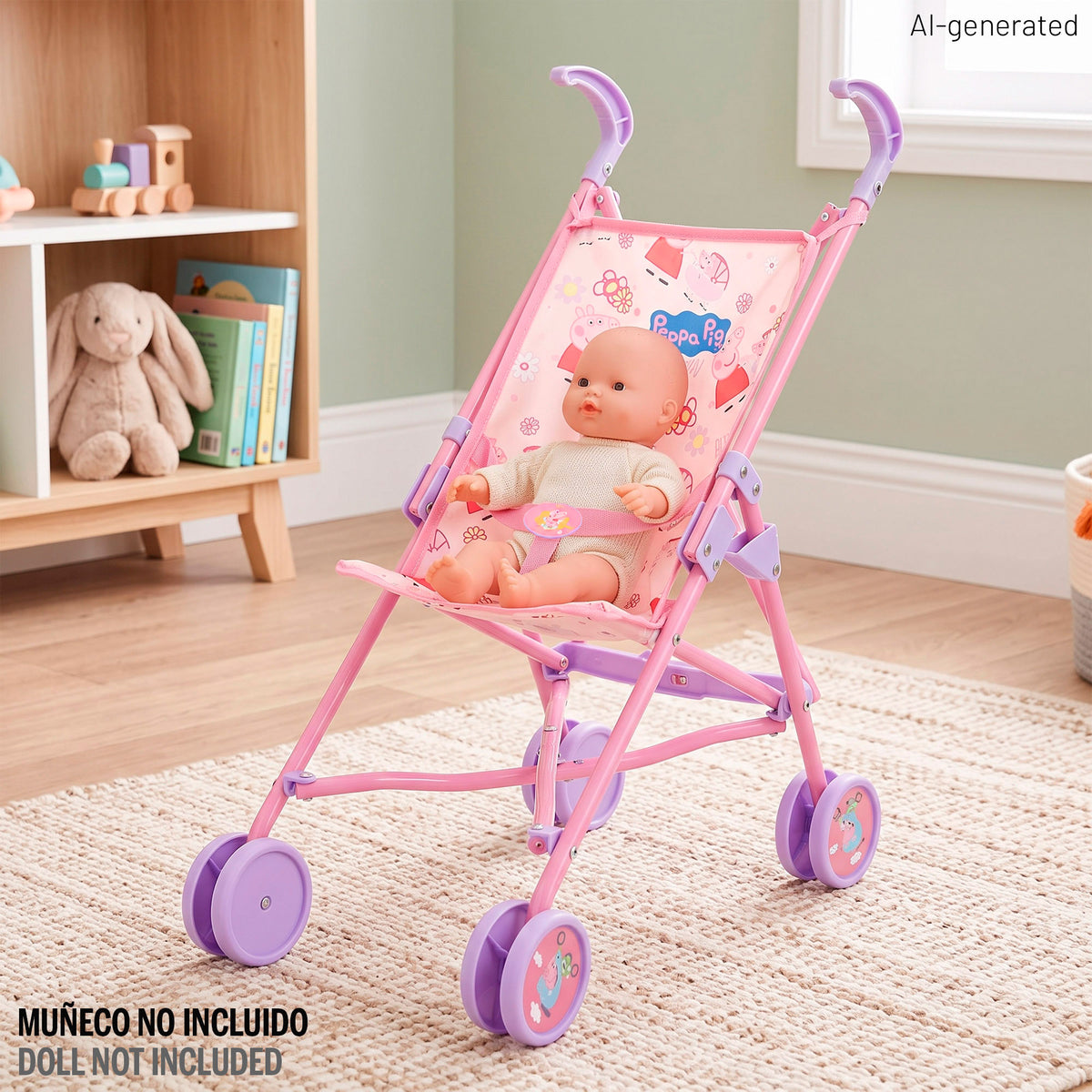 Peppa Pig Carrinho de passeio para boneca + 24 meses