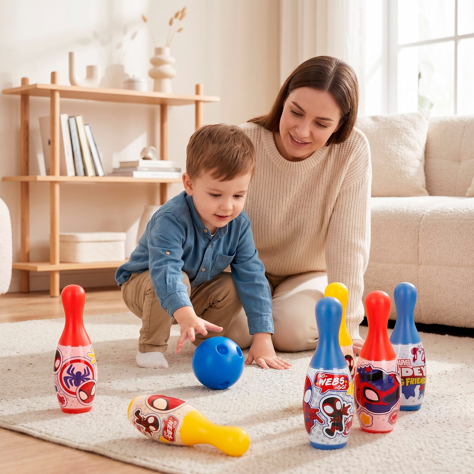 Spidey Set de bolos infantil + 3  años