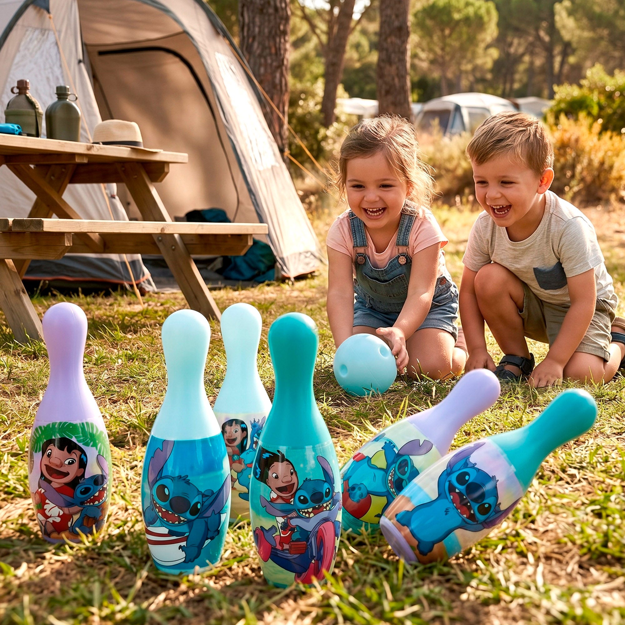 Stitch Set de bolos infantil + 3  años