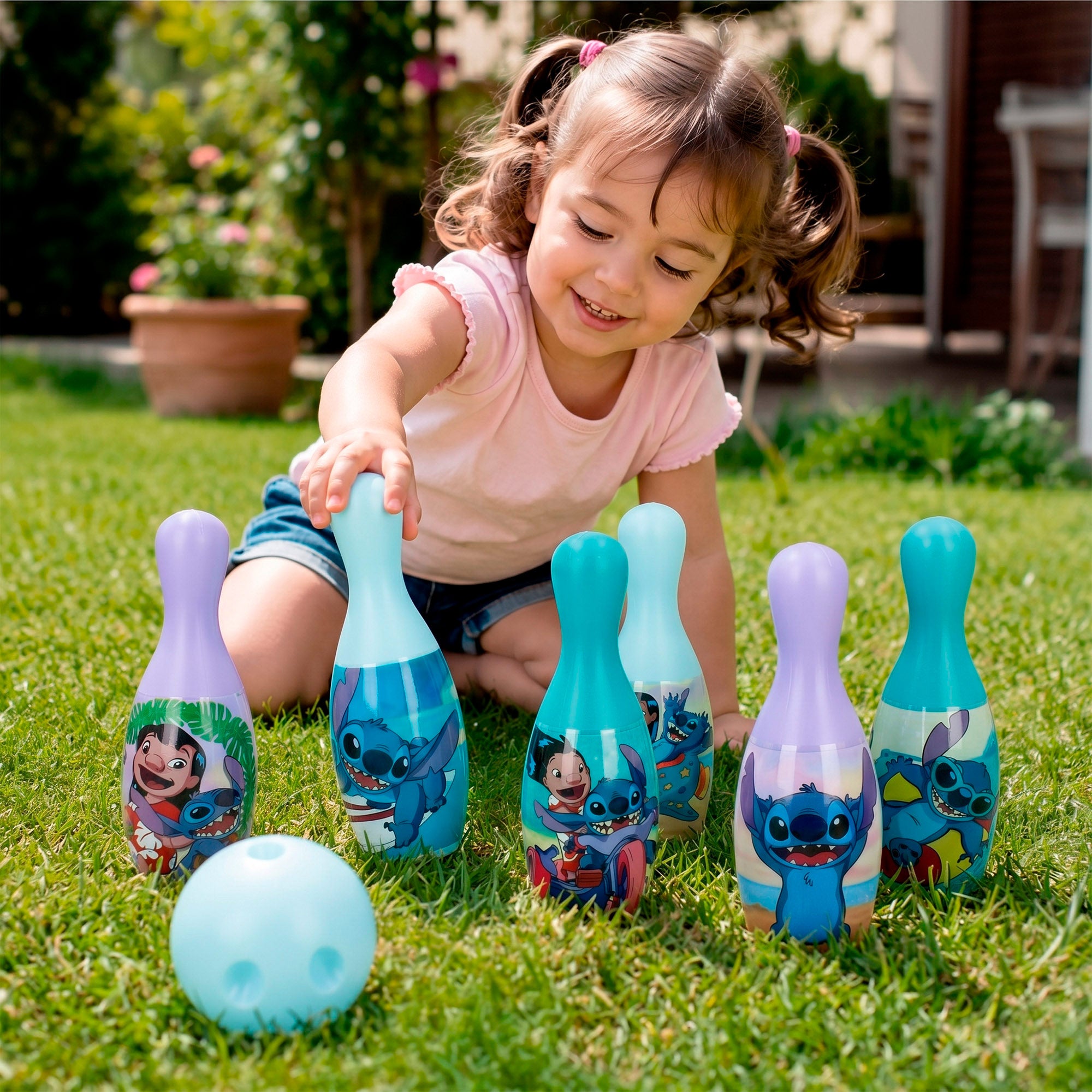 Stitch Set de bolos infantil + 3  años