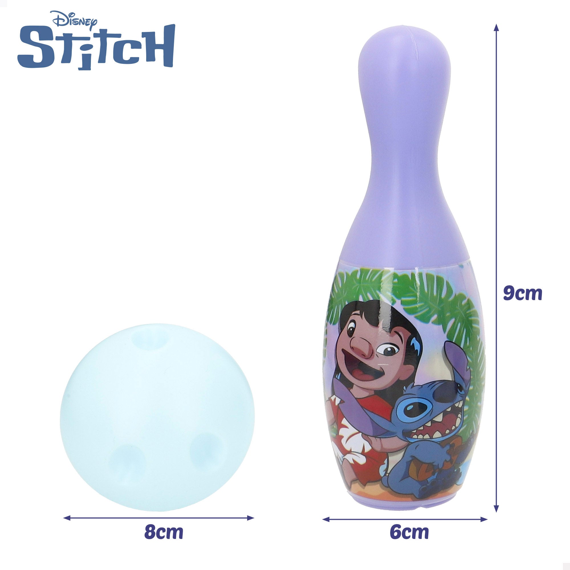 Stitch Set de bolos infantil + 3  años