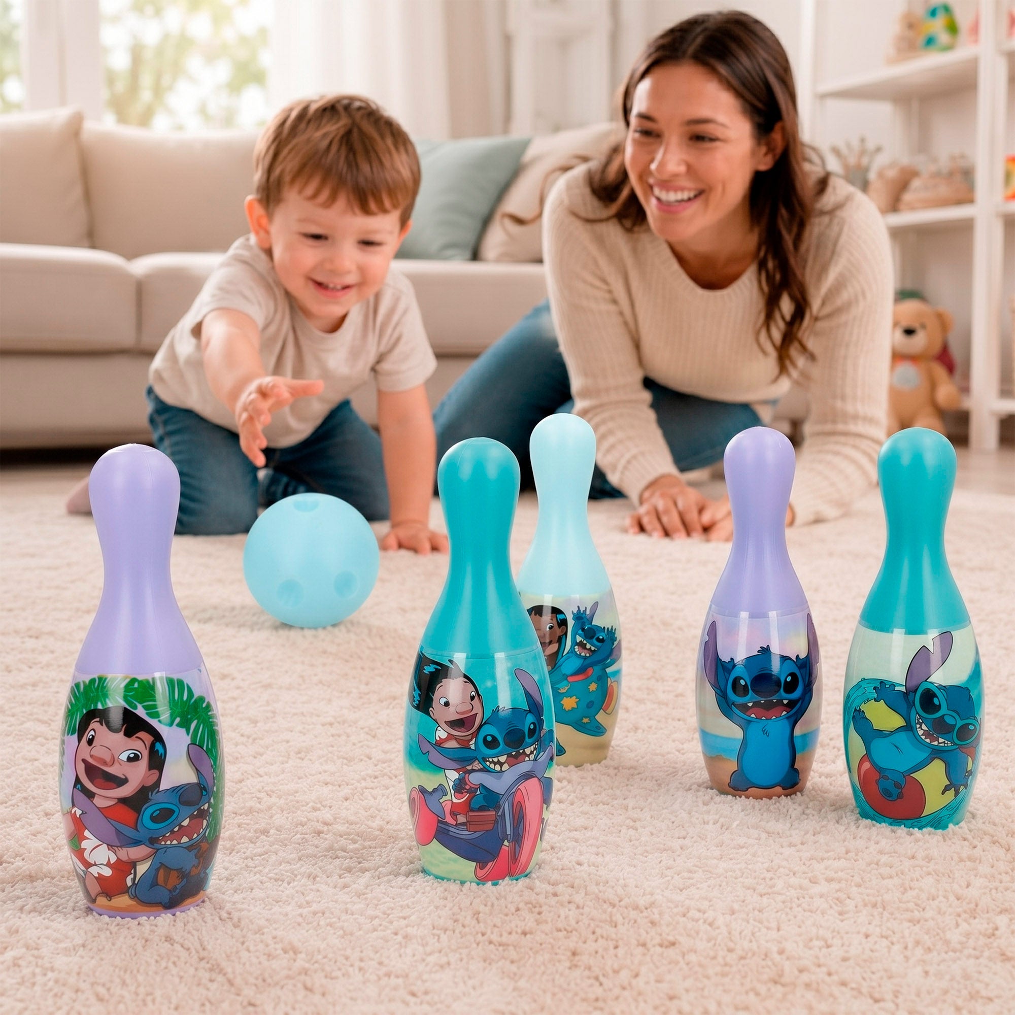 Stitch Set de bolos infantil + 3  años
