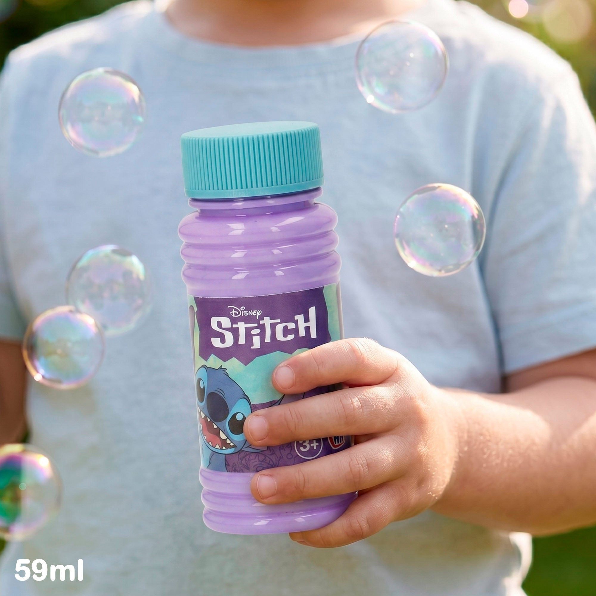 Stitch Máquina de pompas de jabón eléctrica 59 ml