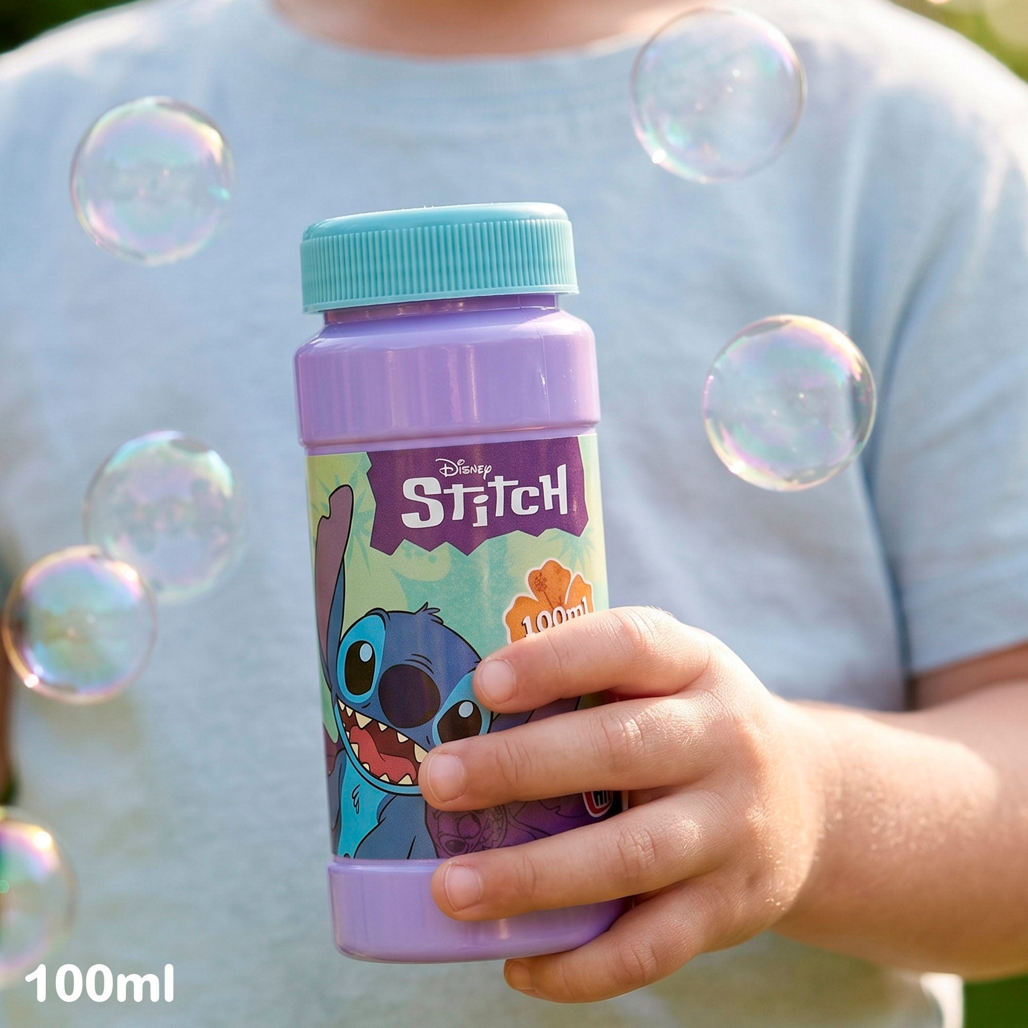 Stitch Máquina de pompas de jabón eléctrica 100 ml