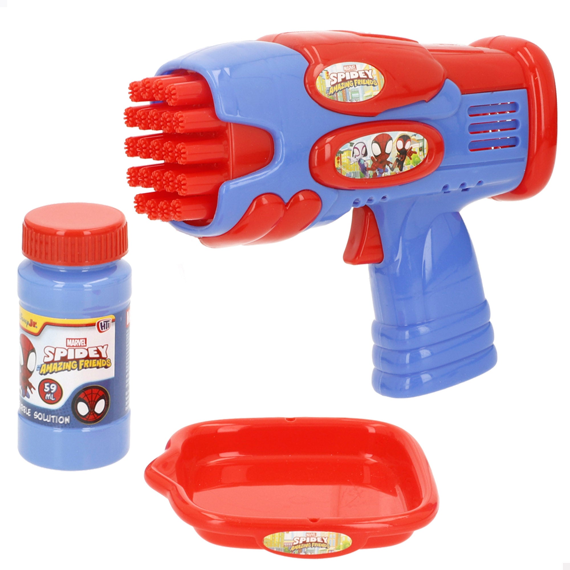 Spidey Pistola de pompas de jabón eléctrica 59 ml