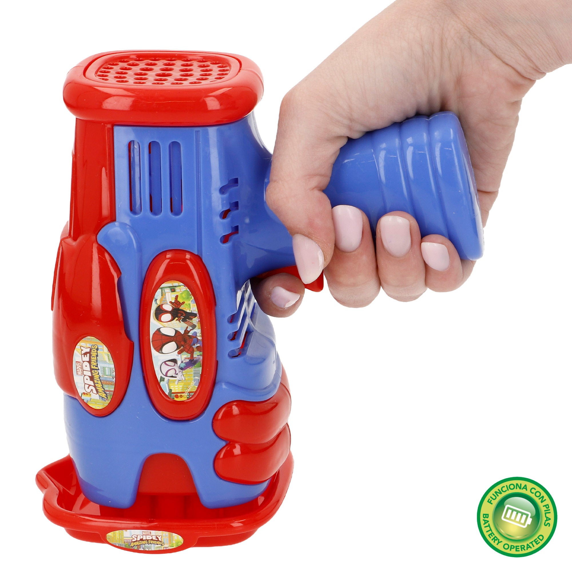 Spidey Pistola de pompas de jabón eléctrica 59 ml