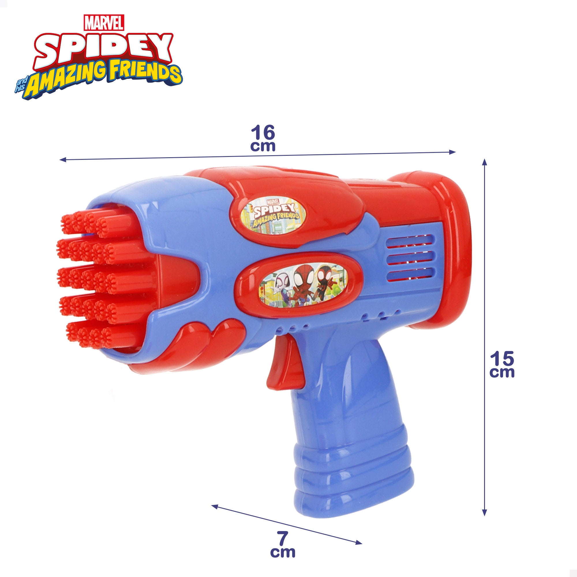 Spidey Pistola de pompas de jabón eléctrica 59 ml