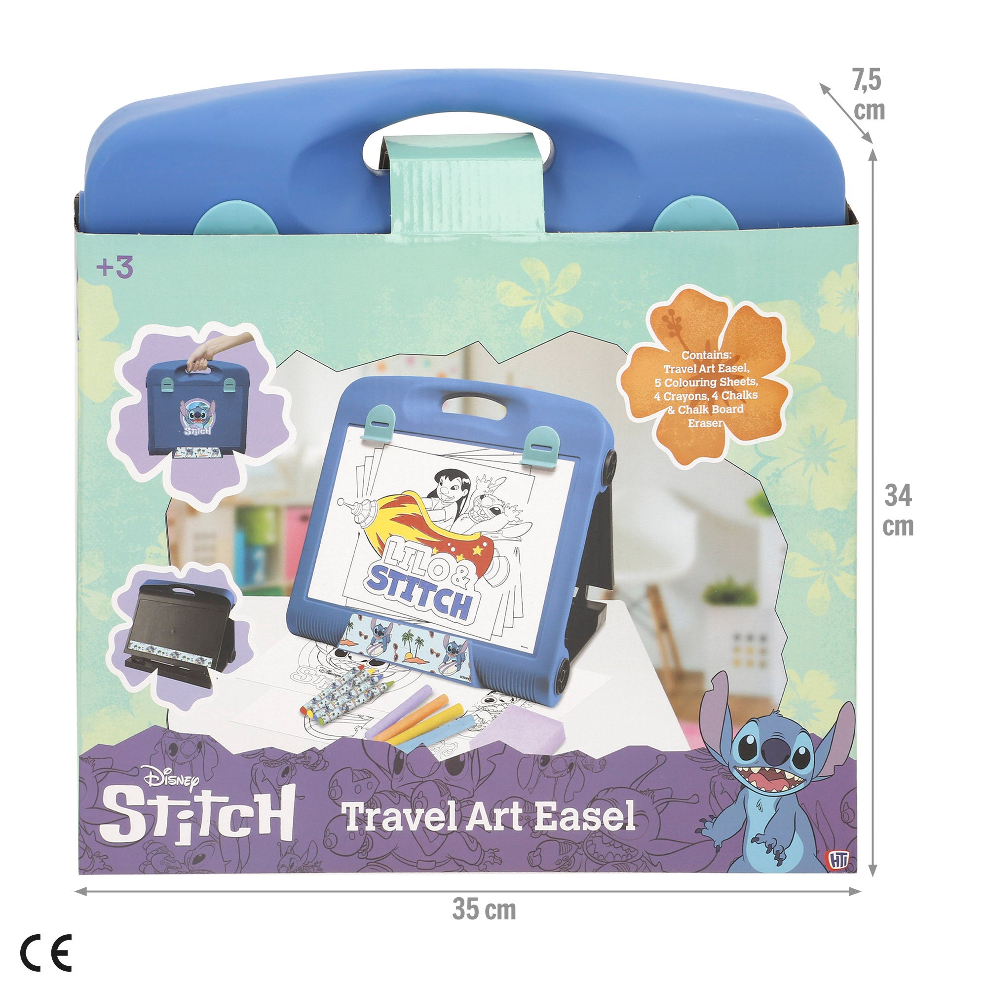 Stitch Pizarra 2 en 1 pequeña + 3 años