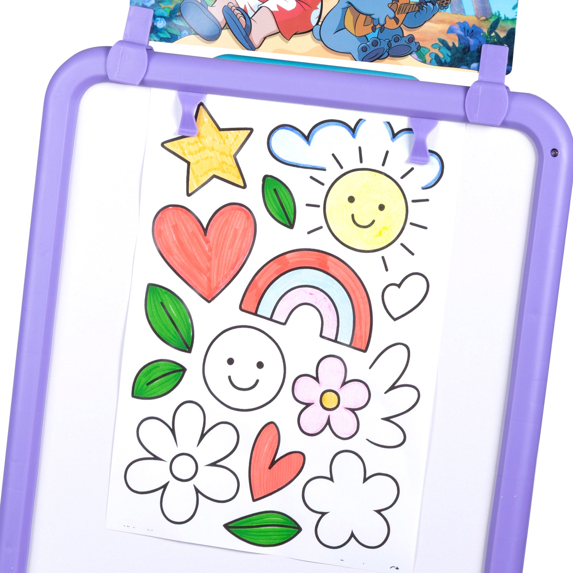 Stitch Pizarra 2 en 1 doble cara con caballete + 3 años