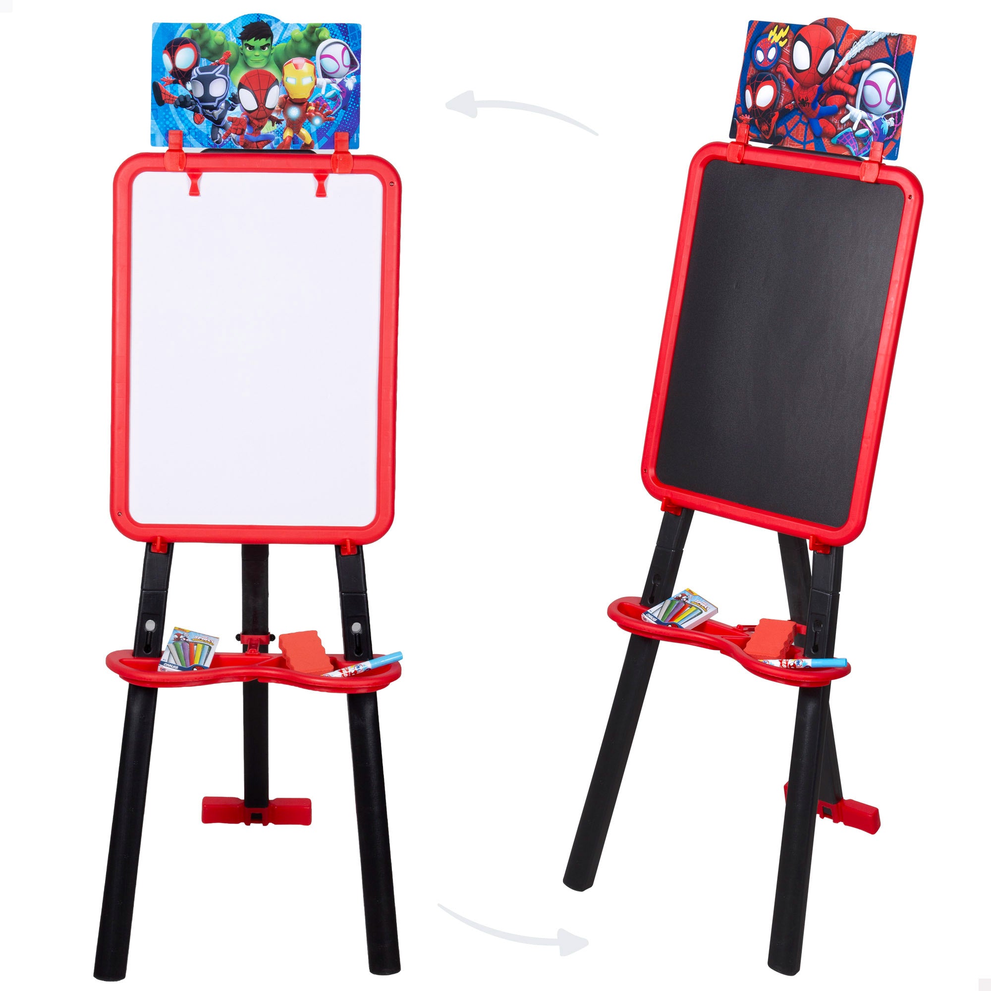 Spidey Pizarra 2 en 1 doble cara con caballete + 3 años