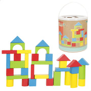 WOOMAX Cubo 100 bloque madera +18 meses