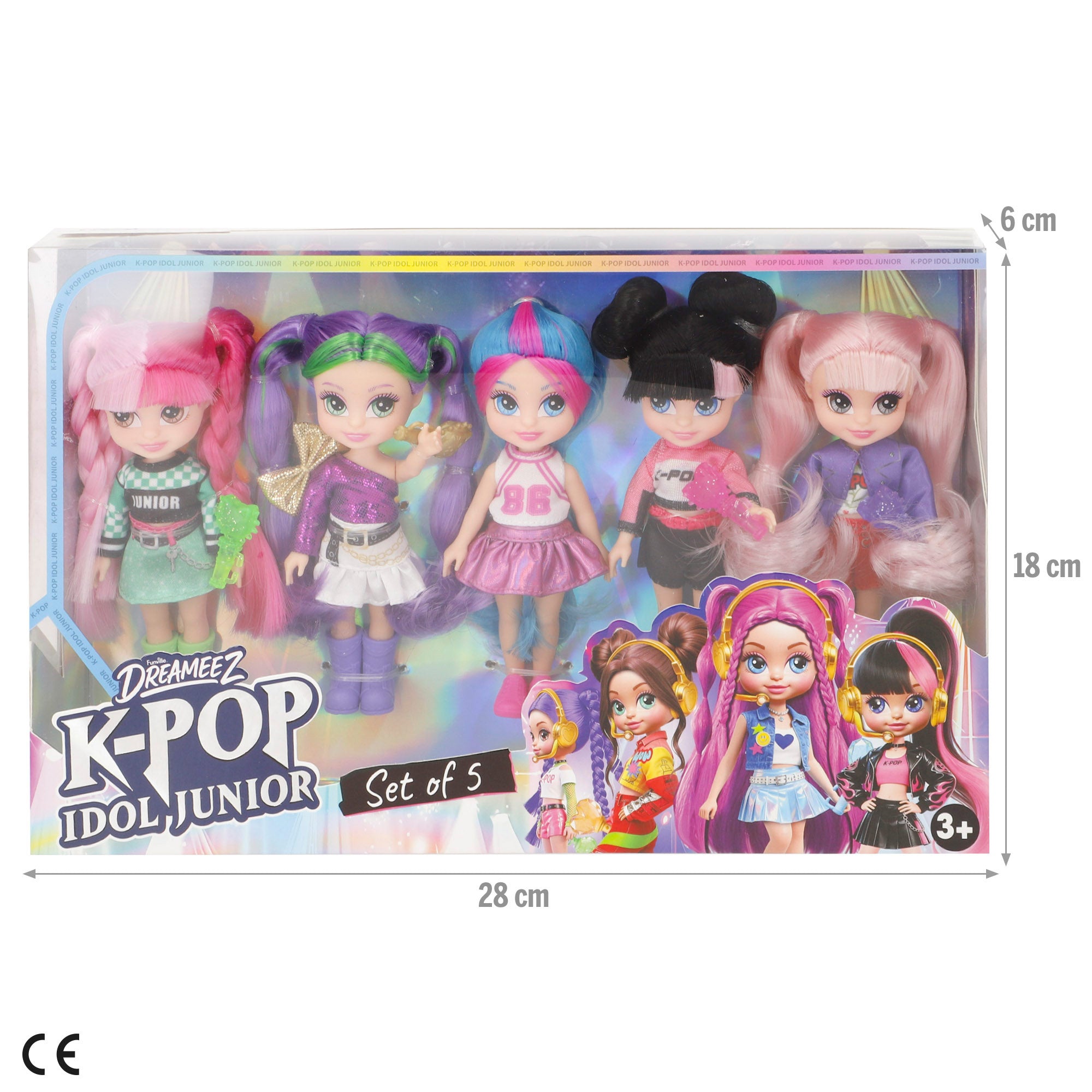 Set 5 muñecas pequeñas 12 cm K-Pop Idol Junior