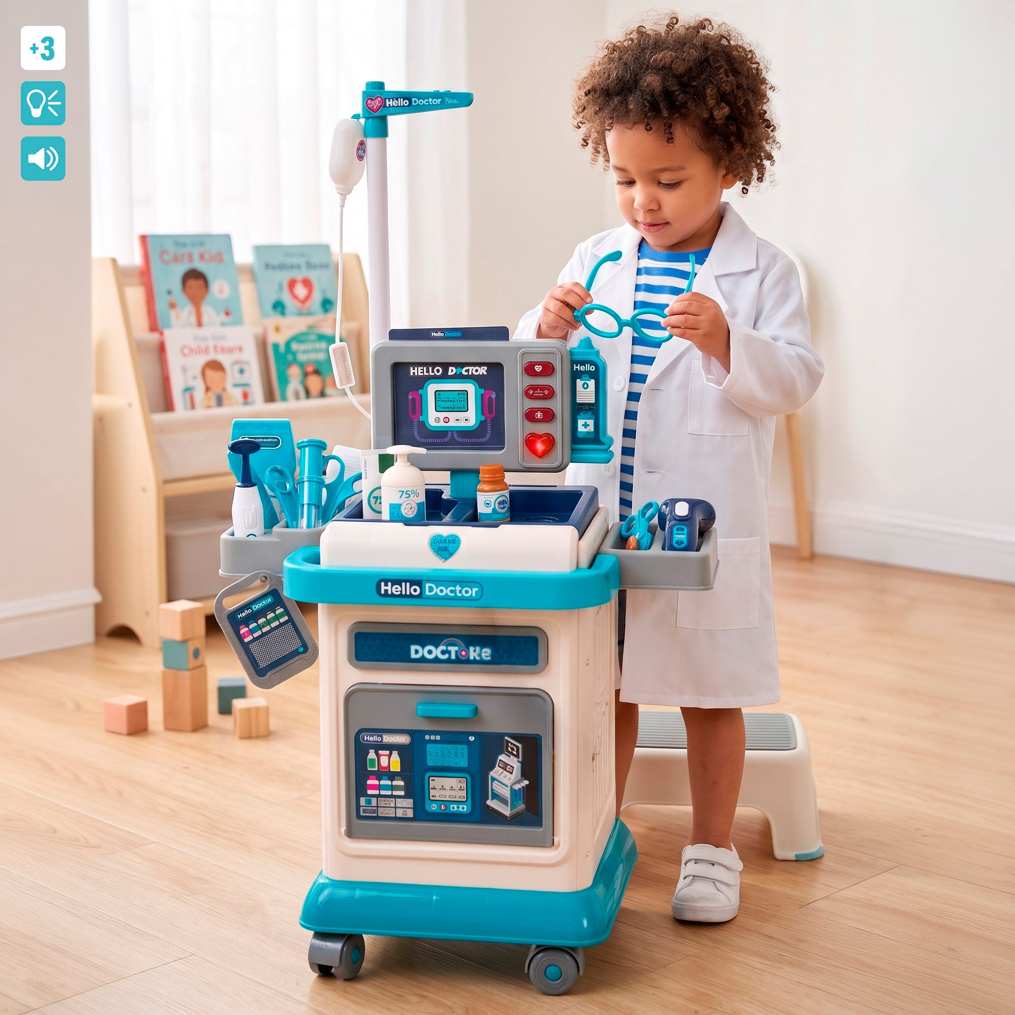 Carro médico con accesorios +3 años My Doctor