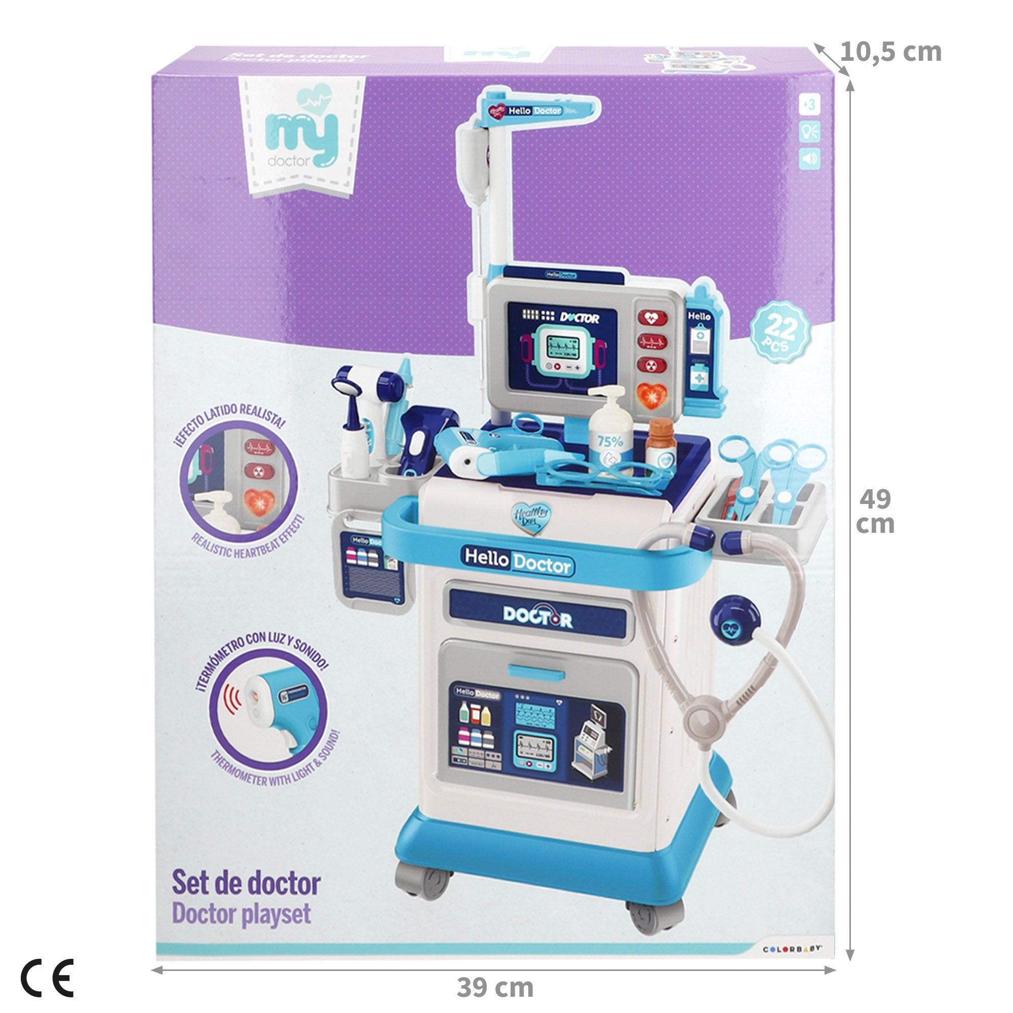 Carro médico con accesorios +3 años My Doctor