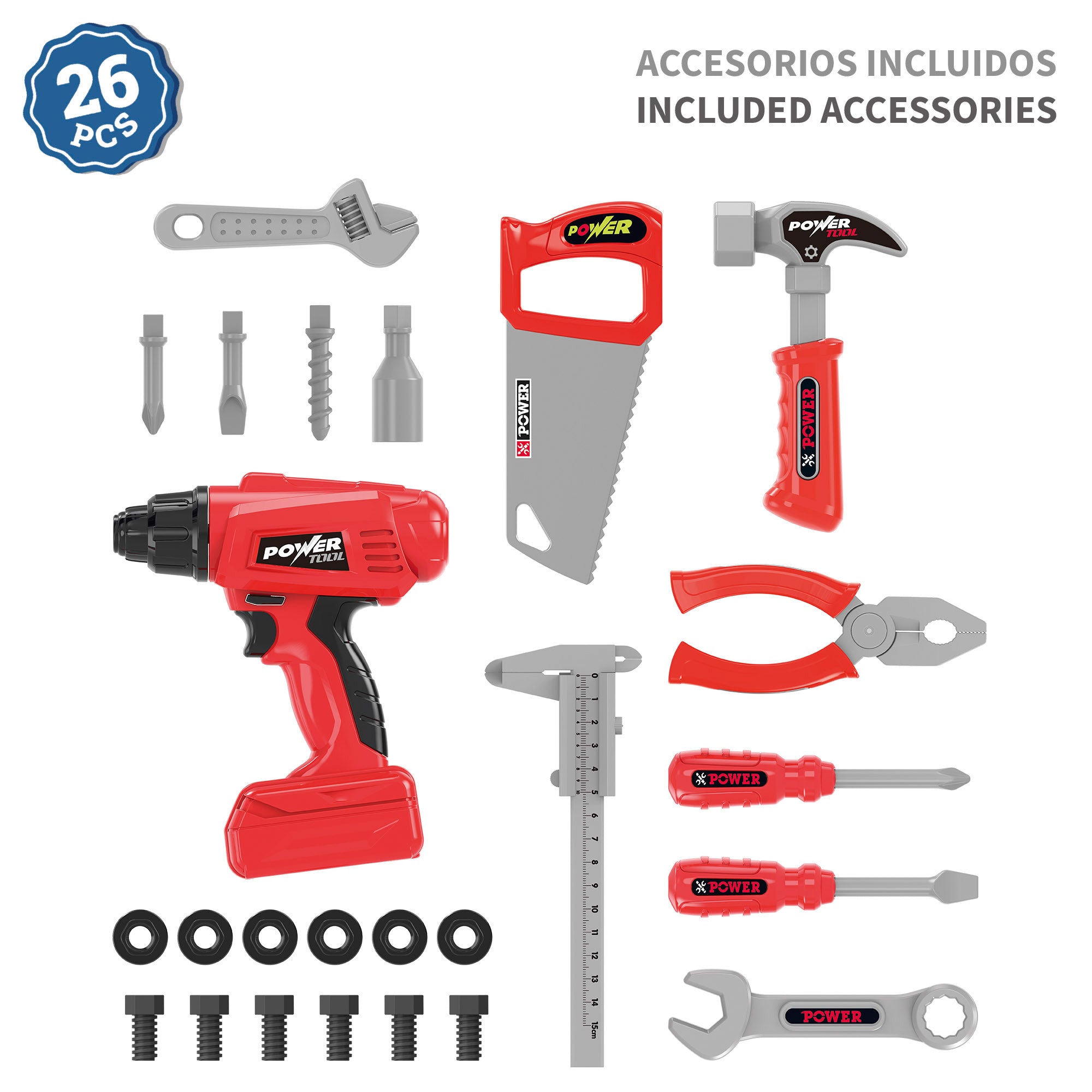Carro herramientas con accesorios +3 años My Tools