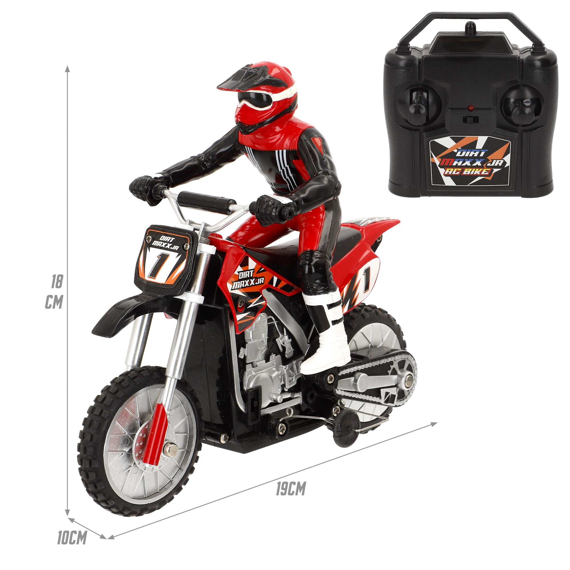 Moto radiocontrol 1:20 con piloto Speed&Go
