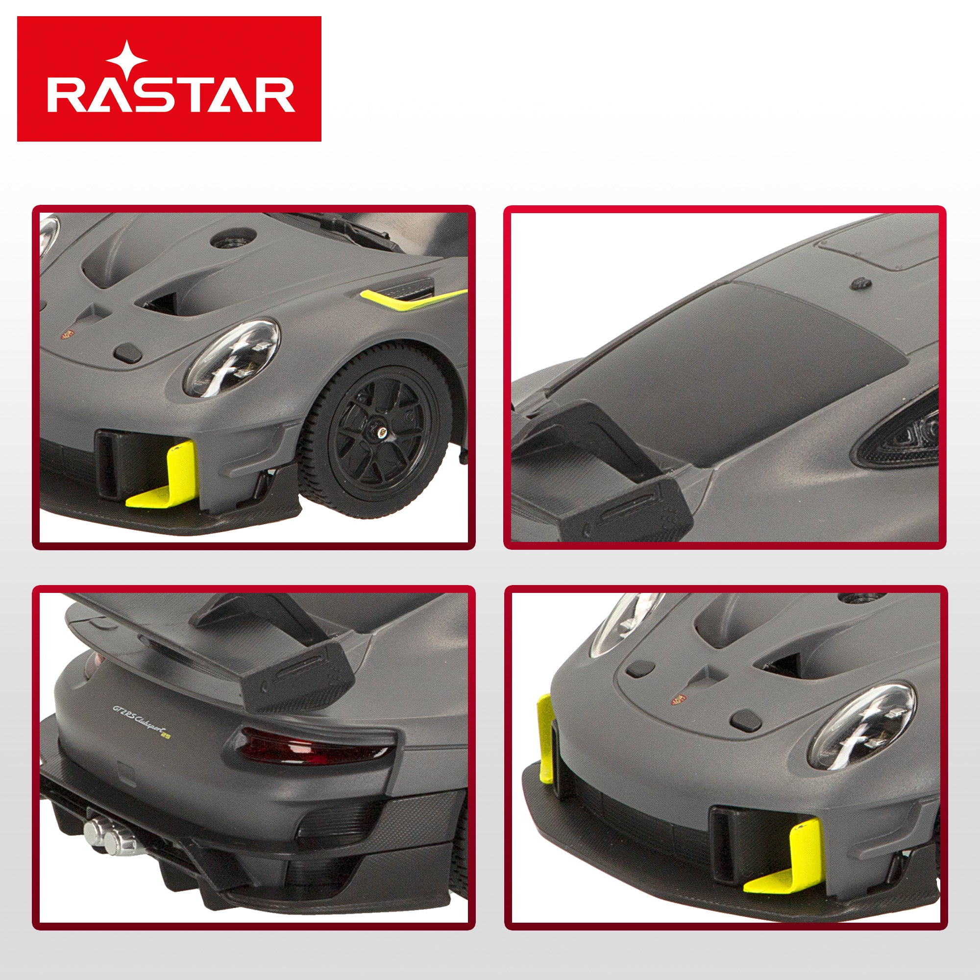RASTAR Carro Telecomandado Porsche 911 GT2 RS Clubsport 25 1:24