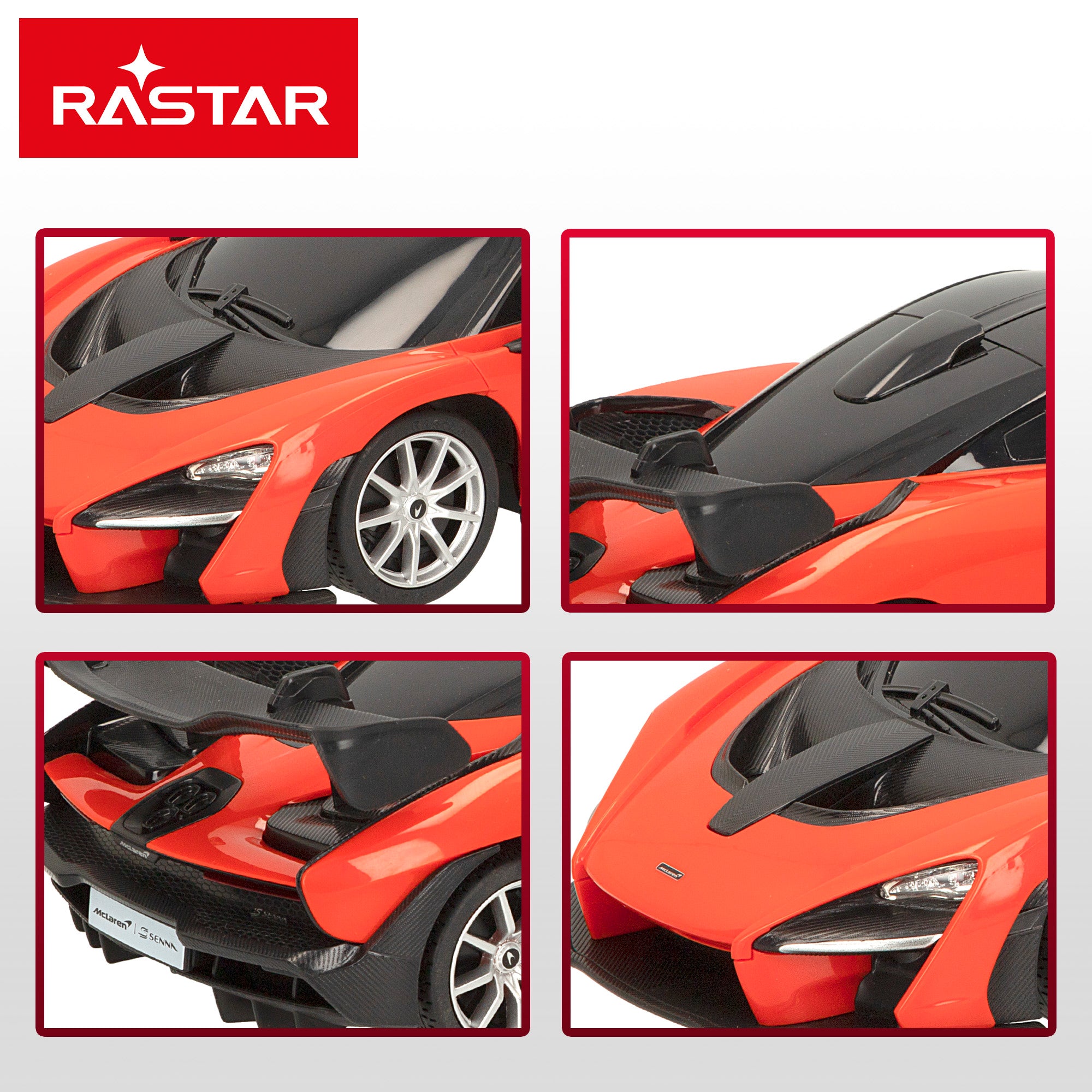 RASTAR McLaren Senna 1:18 Carro Telecomandado