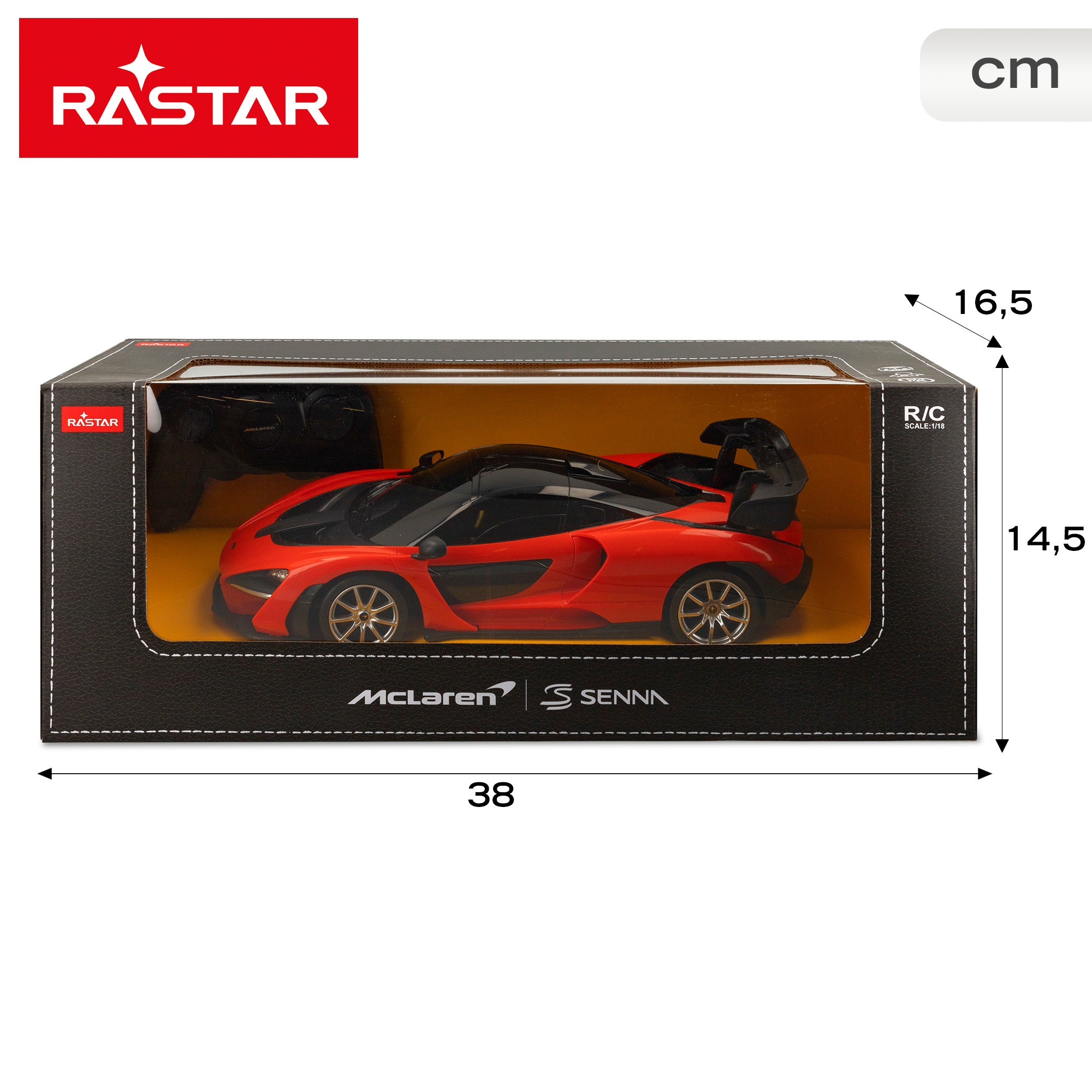 RASTAR McLaren Senna 1:18 Carro Telecomandado