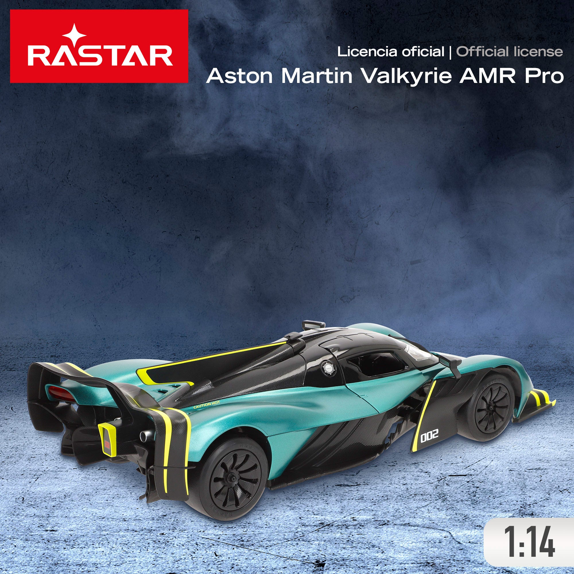 RASTAR Aston Martin Valkyrie AMR Pro Carro Telecomandado com Luzes 1:14