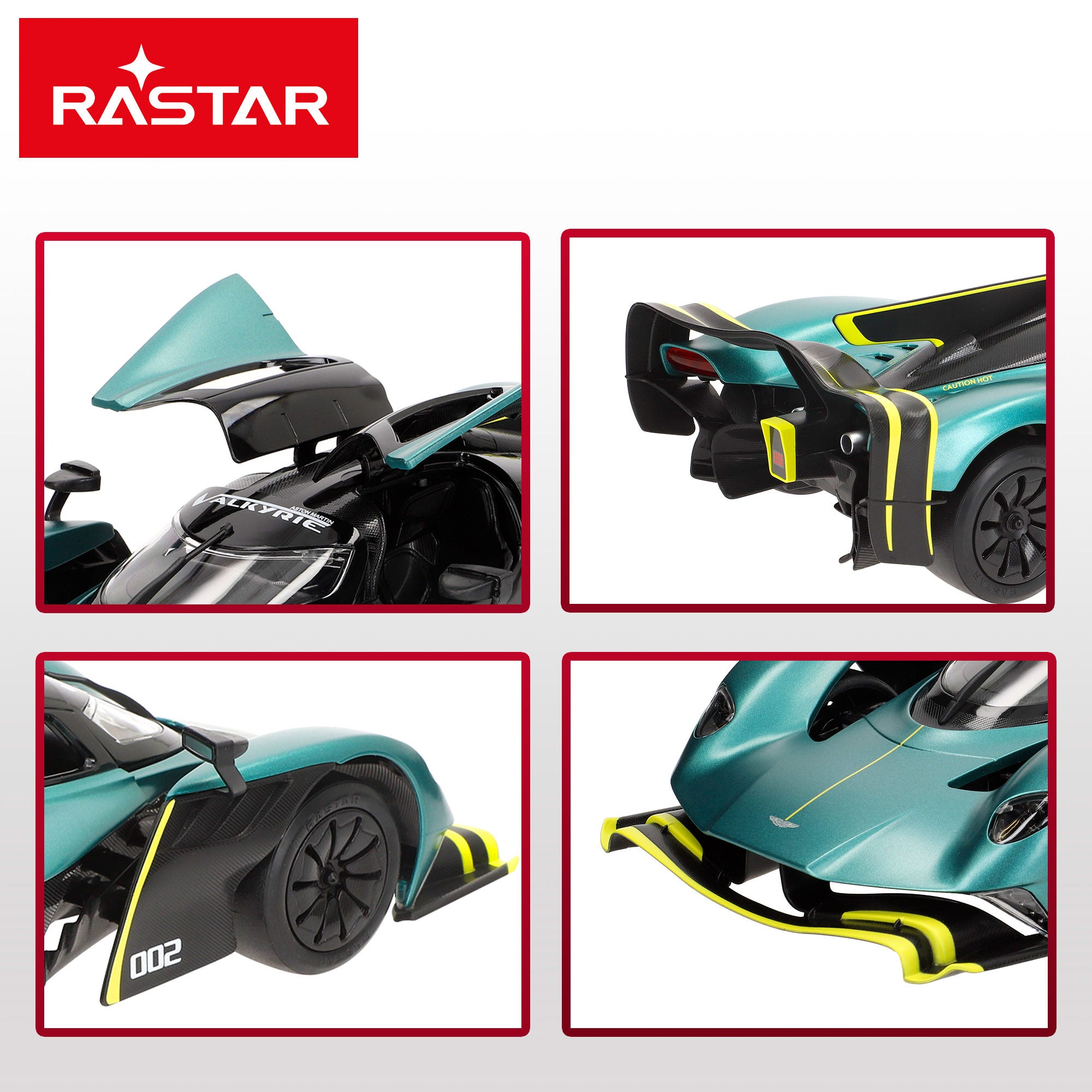 RASTAR Aston Martin Valkyrie AMR Pro Carro Telecomandado com Luzes 1:14