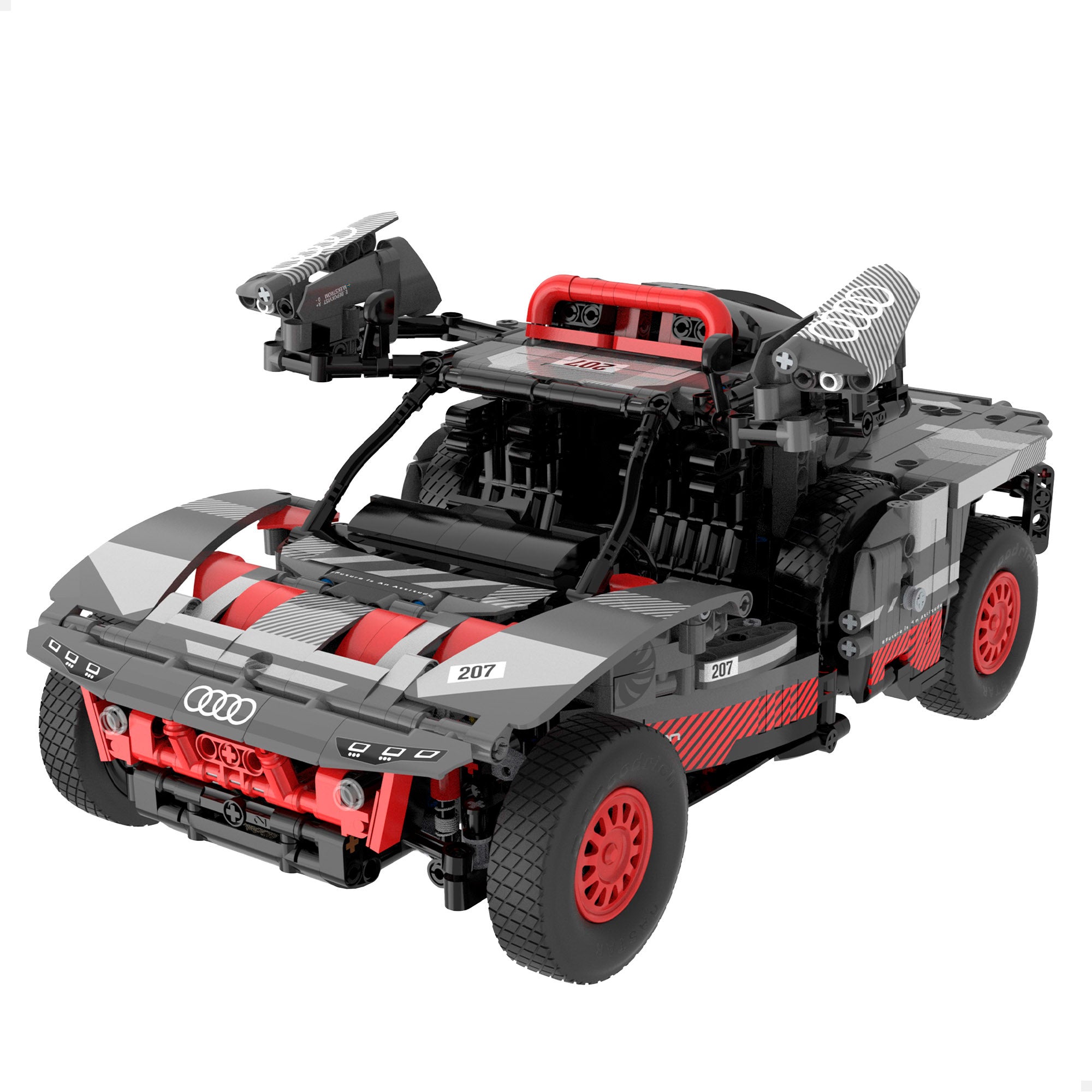 RASTAR Maqueta coche para montar Dakar '24 Audi RS Q e-tron (Sainz) 1:14