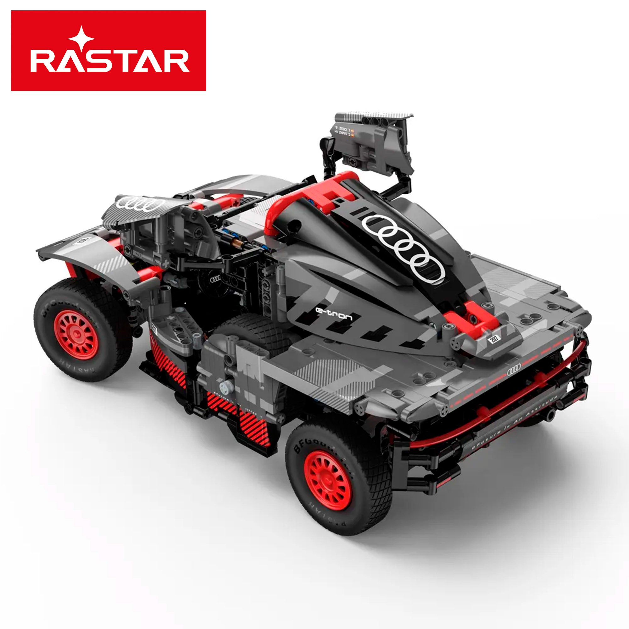 RASTAR Maqueta coche para montar Dakar '24 Audi RS Q e-tron (Sainz) 1:14