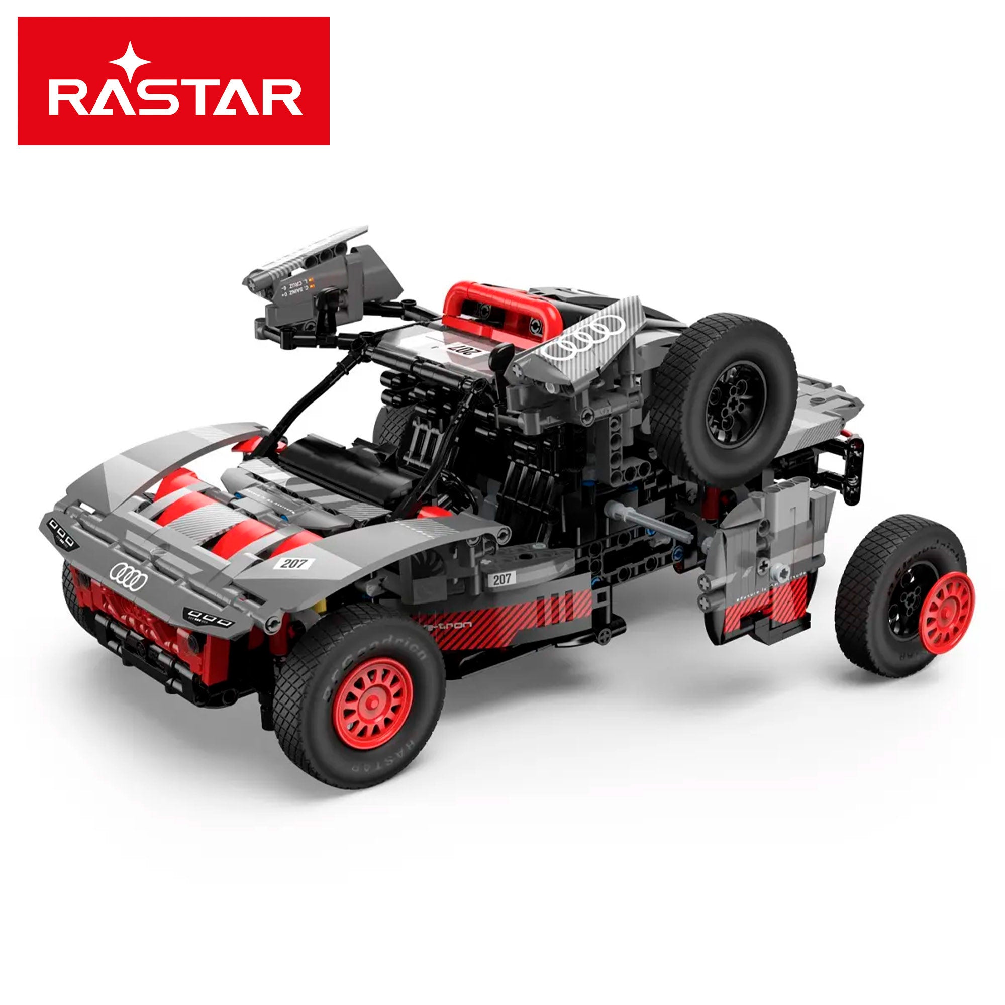 RASTAR Maqueta coche para montar Dakar '24 Audi RS Q e-tron (Sainz) 1:14