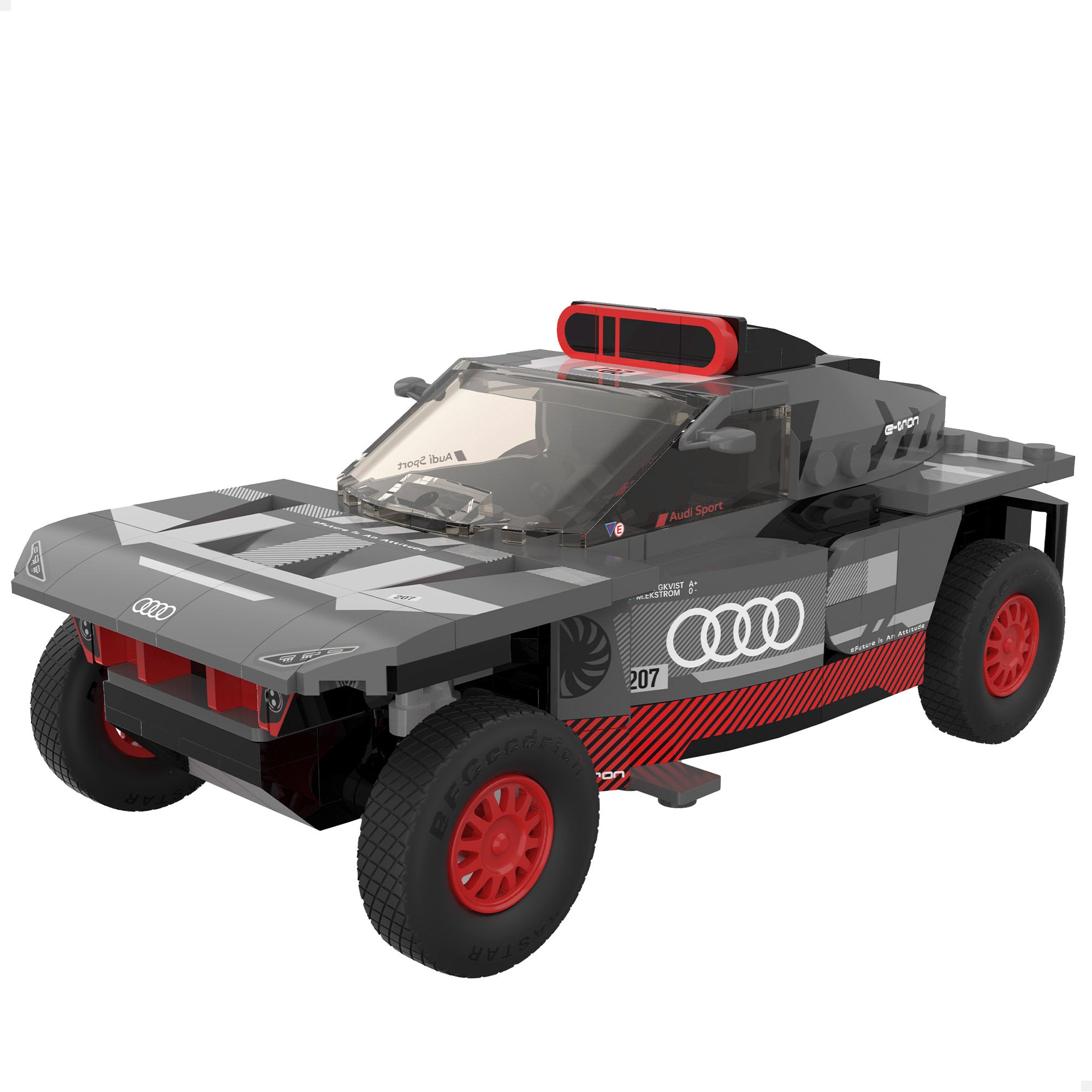 RASTAR Maqueta coche para montar Dakar '24 Audi RS Q e-tron (Sainz) 1:30